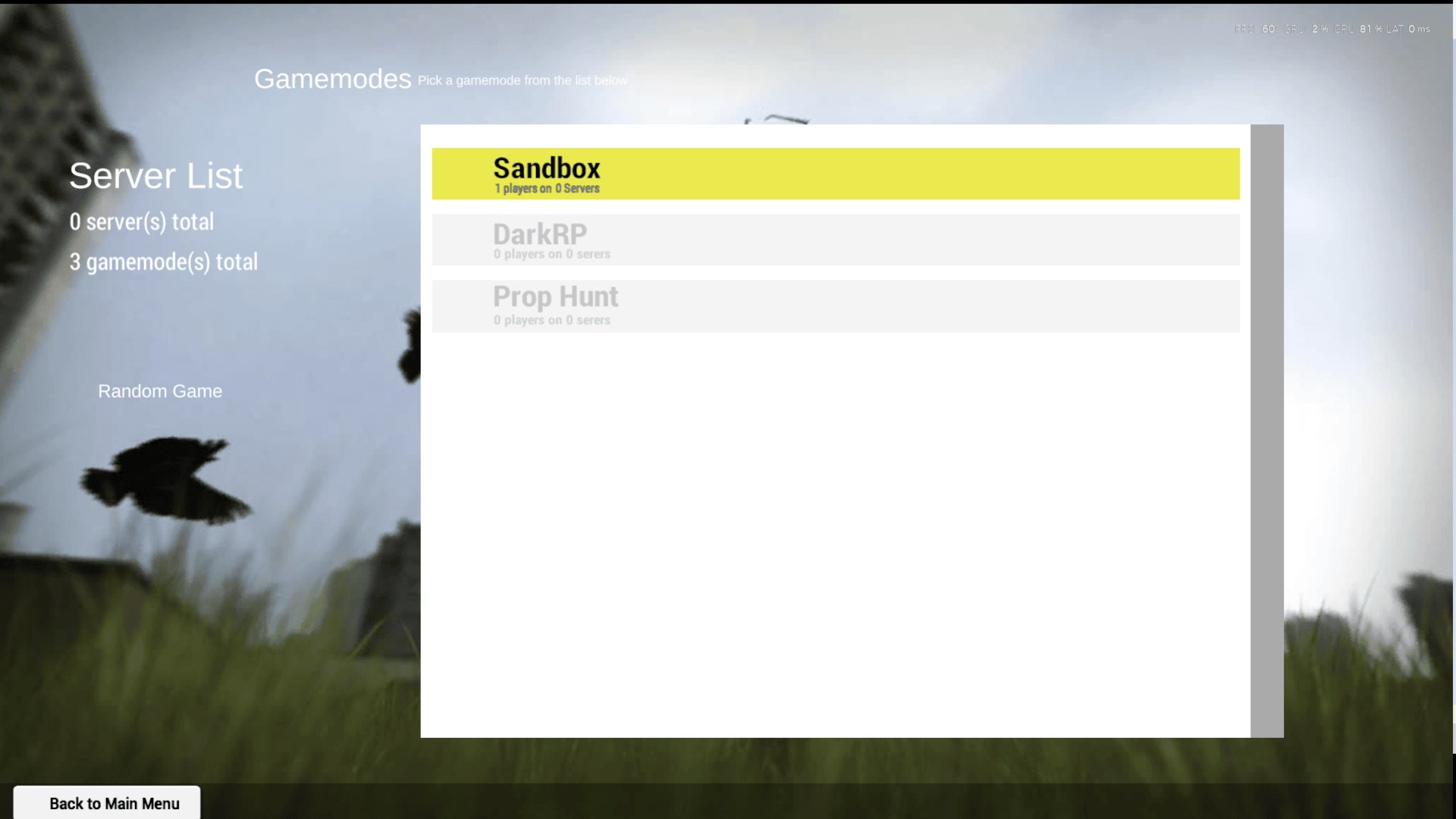 FS Sandbox screenshot