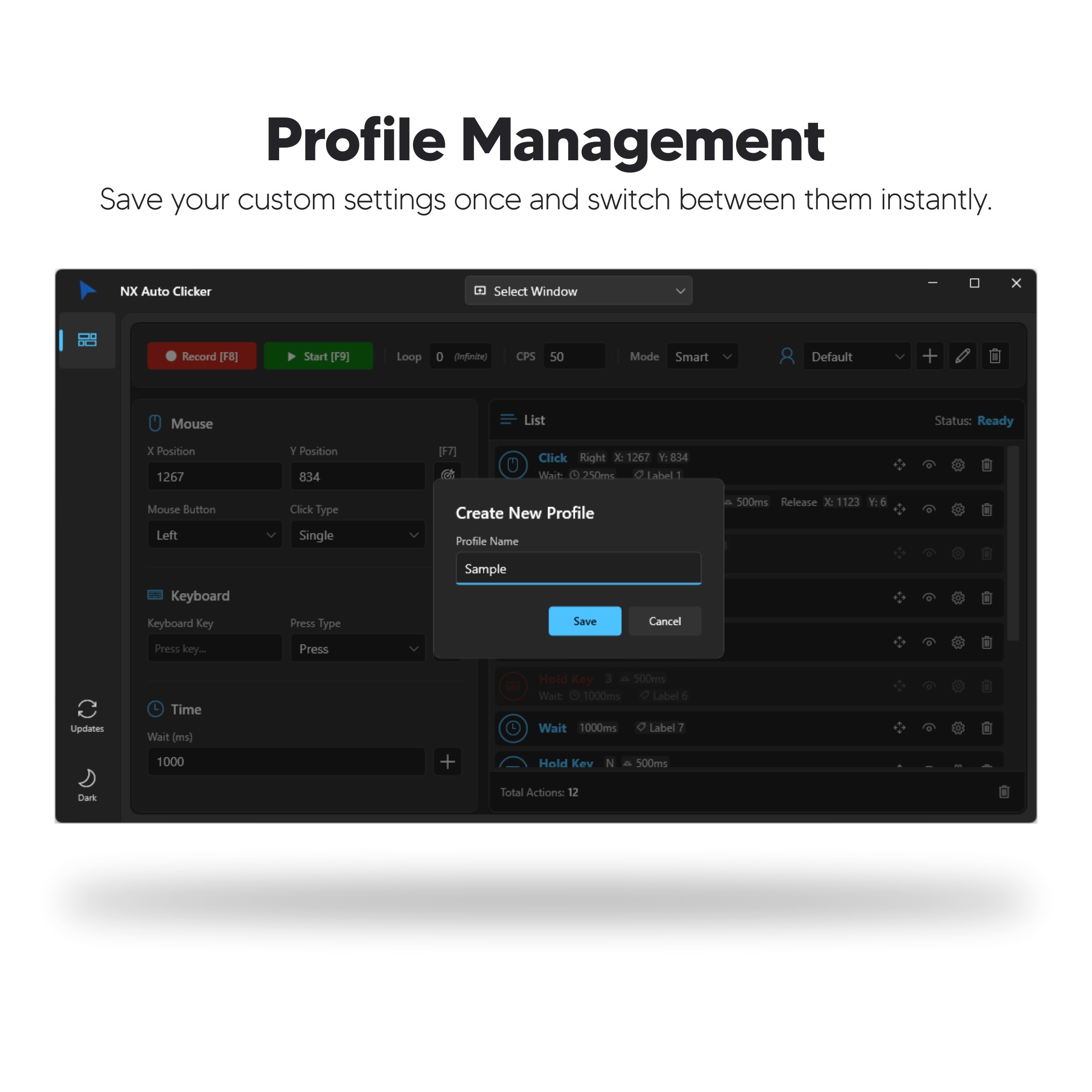 NX Auto Clicker screenshot