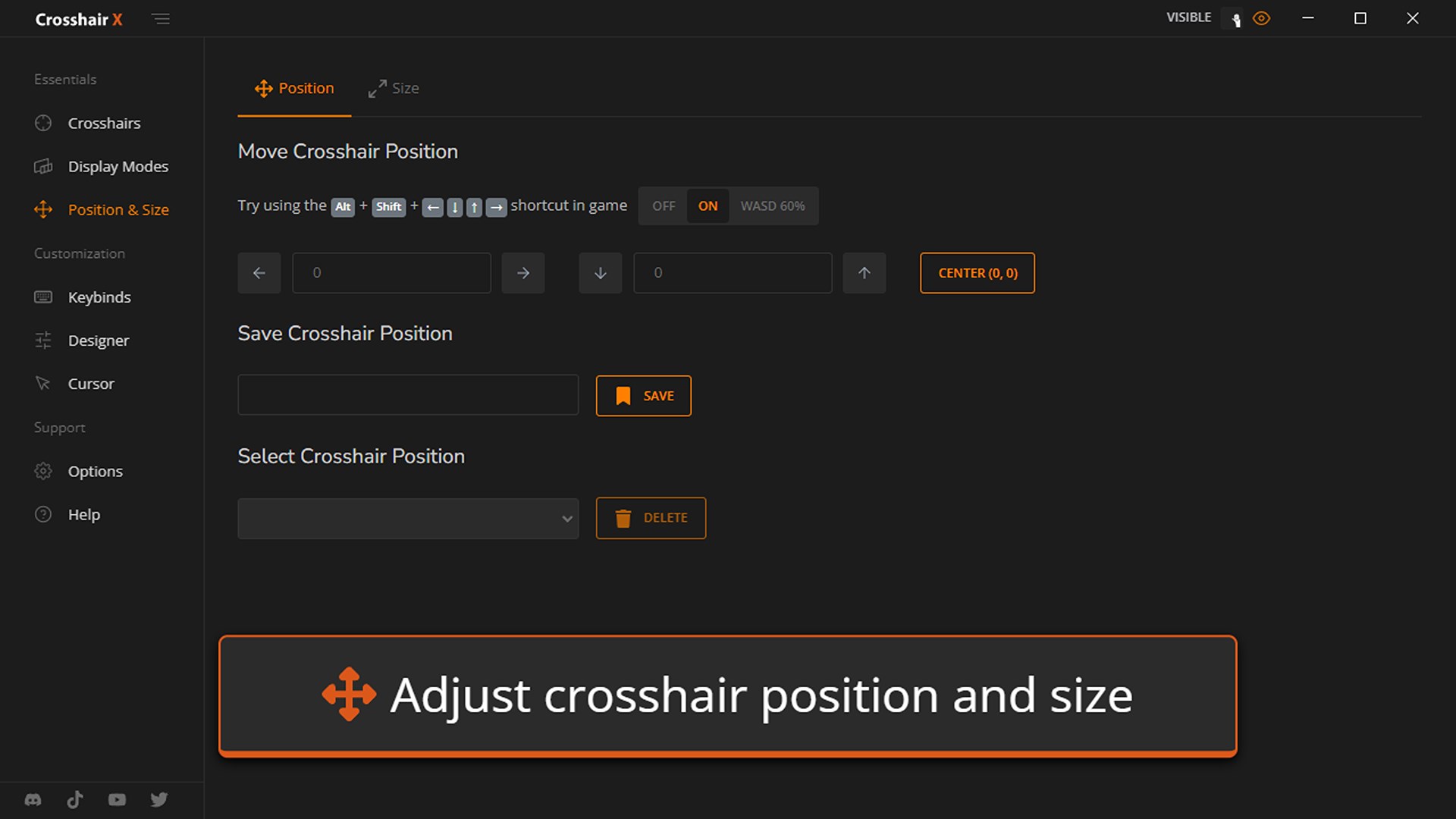 Crosshair X screenshot