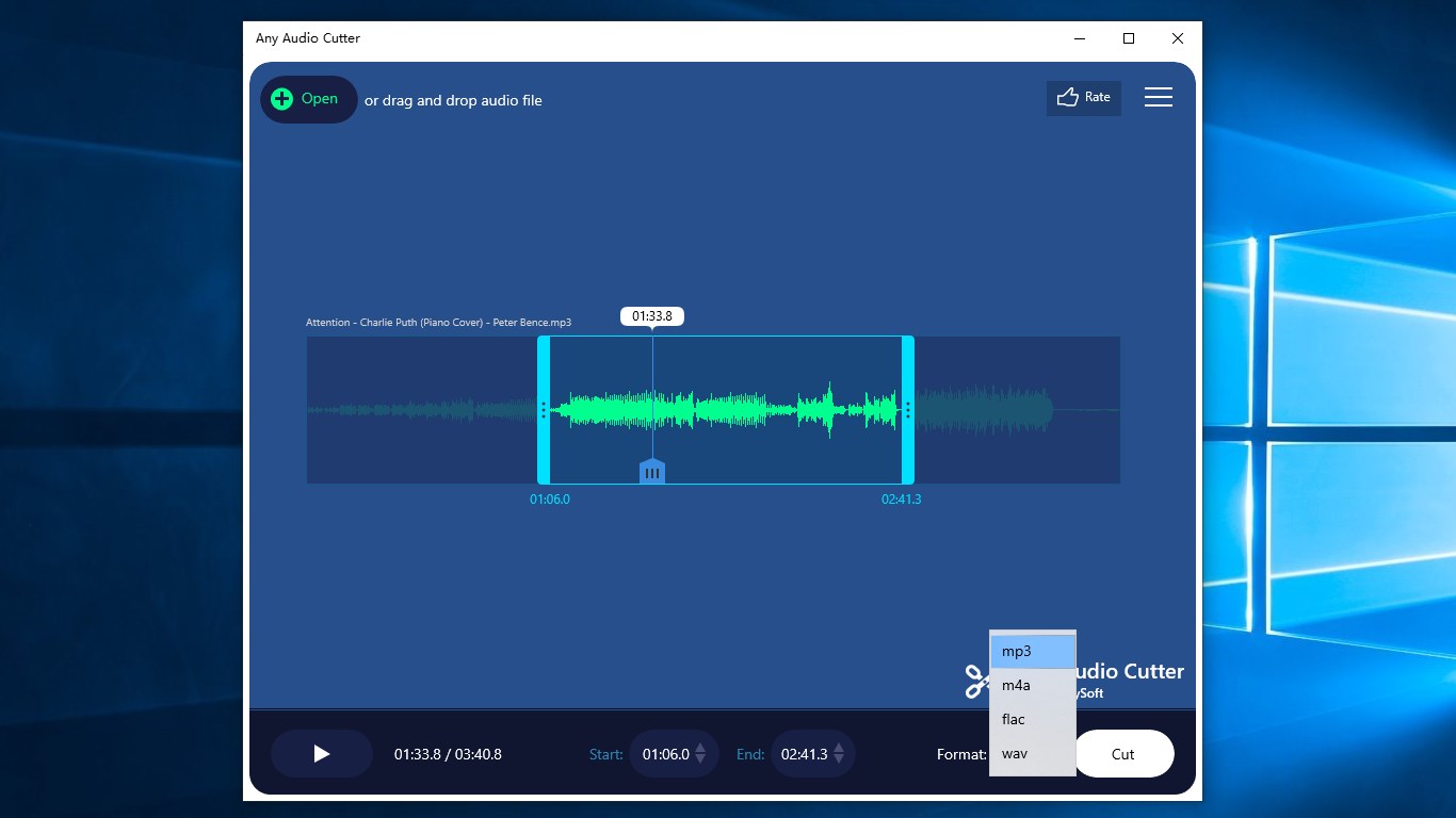 Any Audio Cutter: mp3 cutter & audio trimmer screenshot