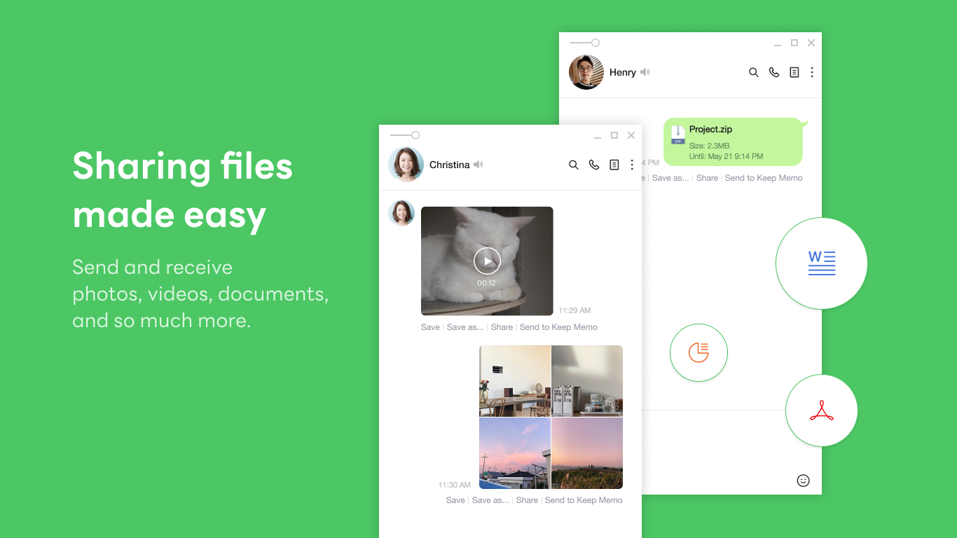 LINE Desktop screenshot