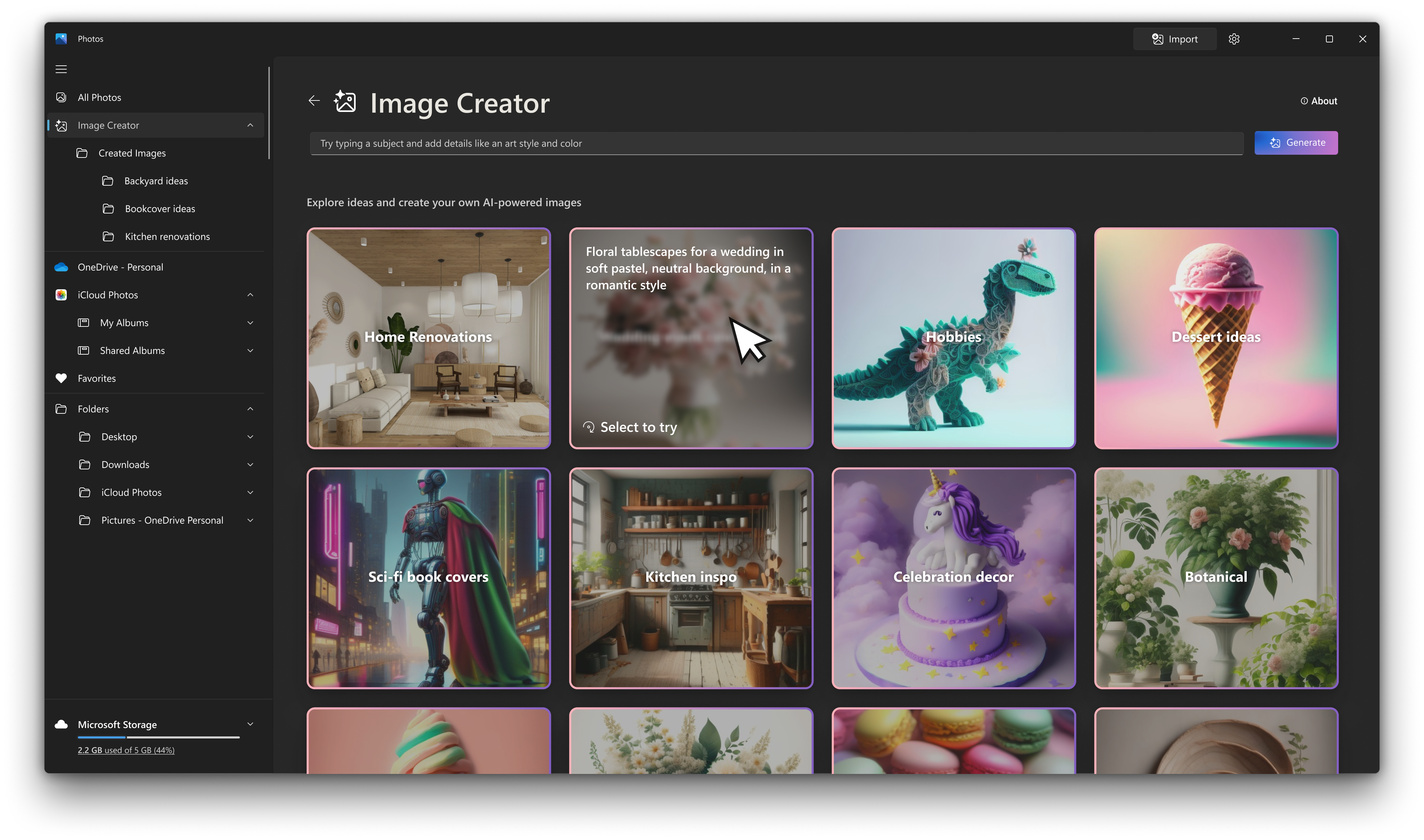 Microsoft Photos screenshot
