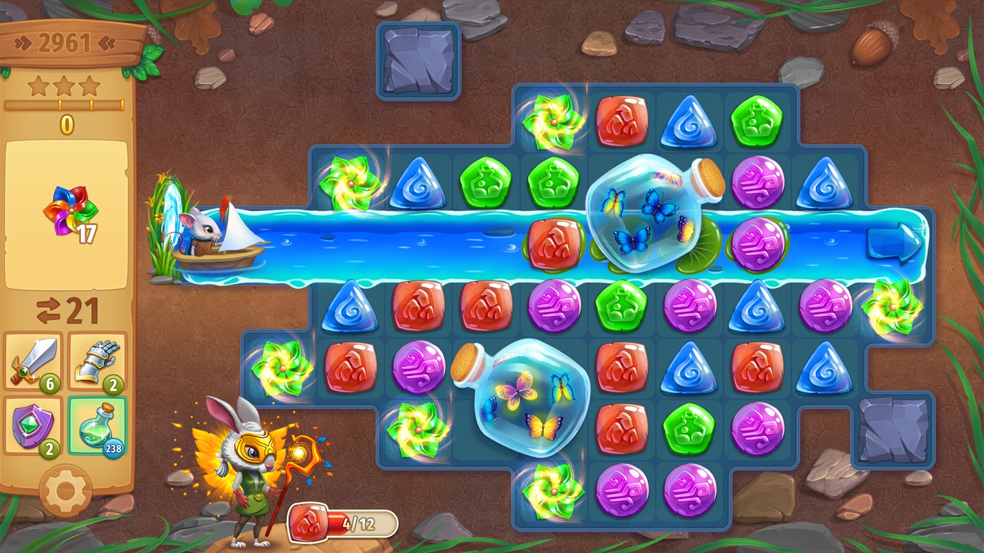 Strongblade - Match 3 Puzzle Game screenshot