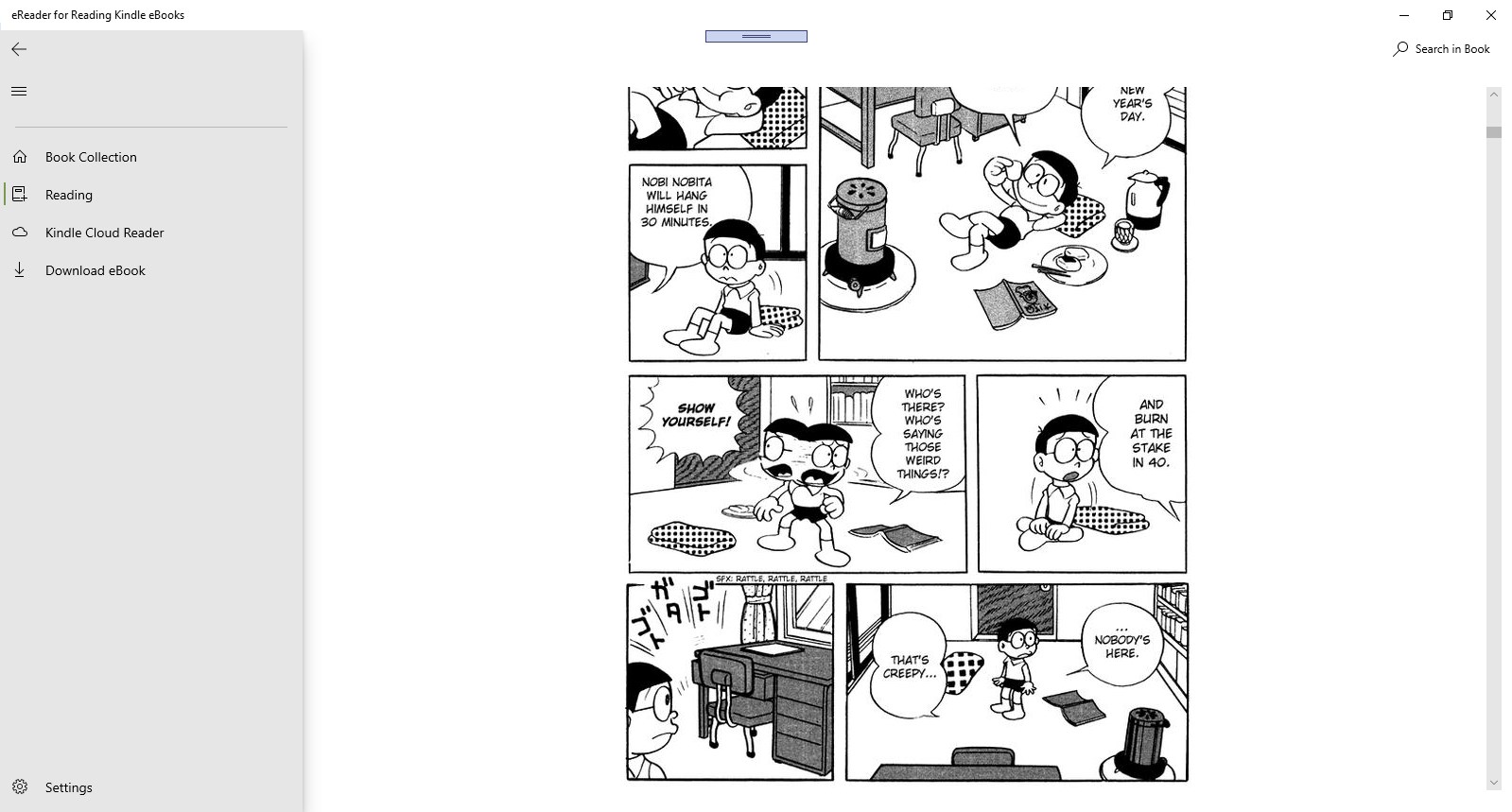 KDL Reader screenshot