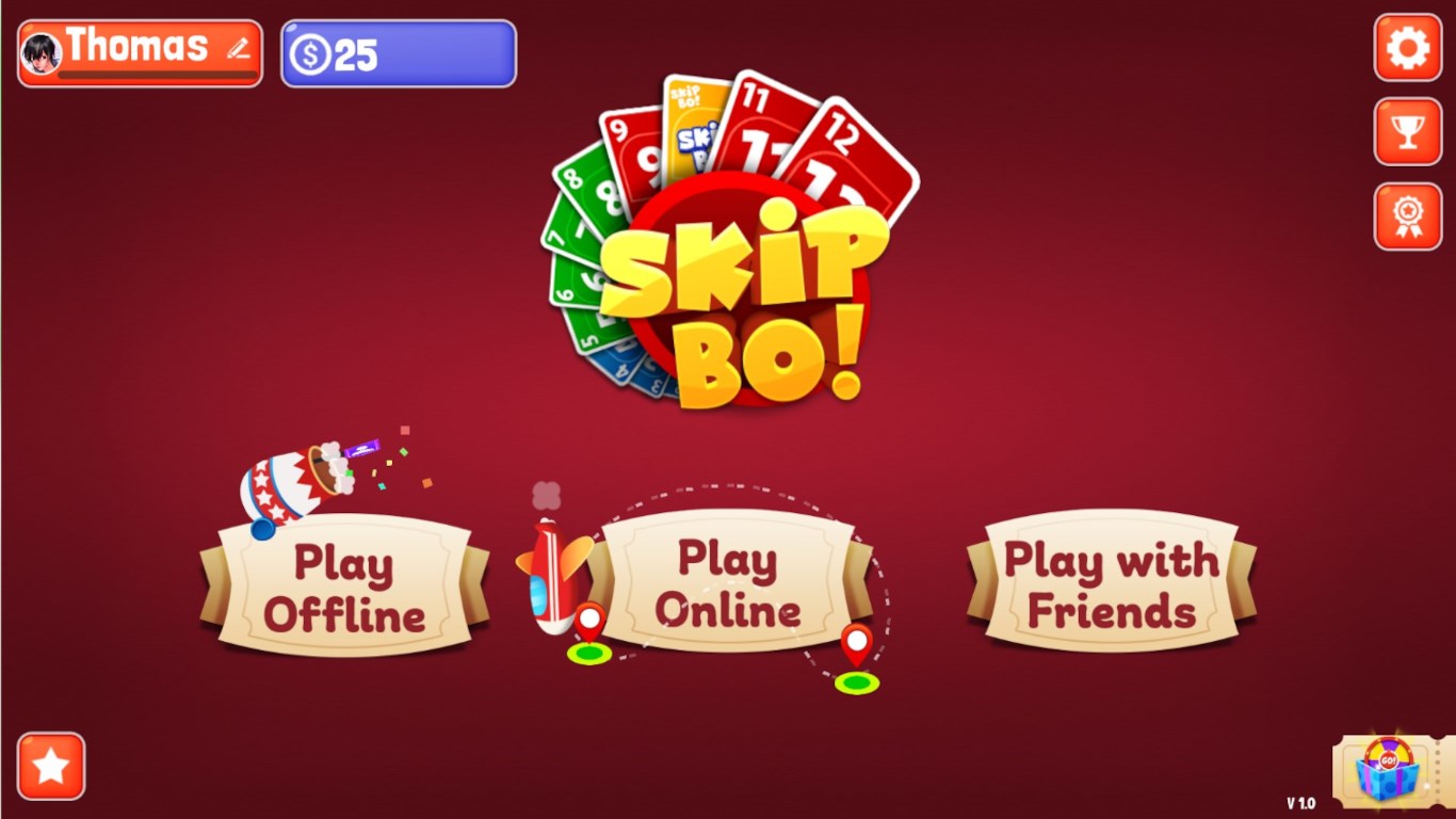Skip-Bo Free: Sequencing Fun Card game screenshot