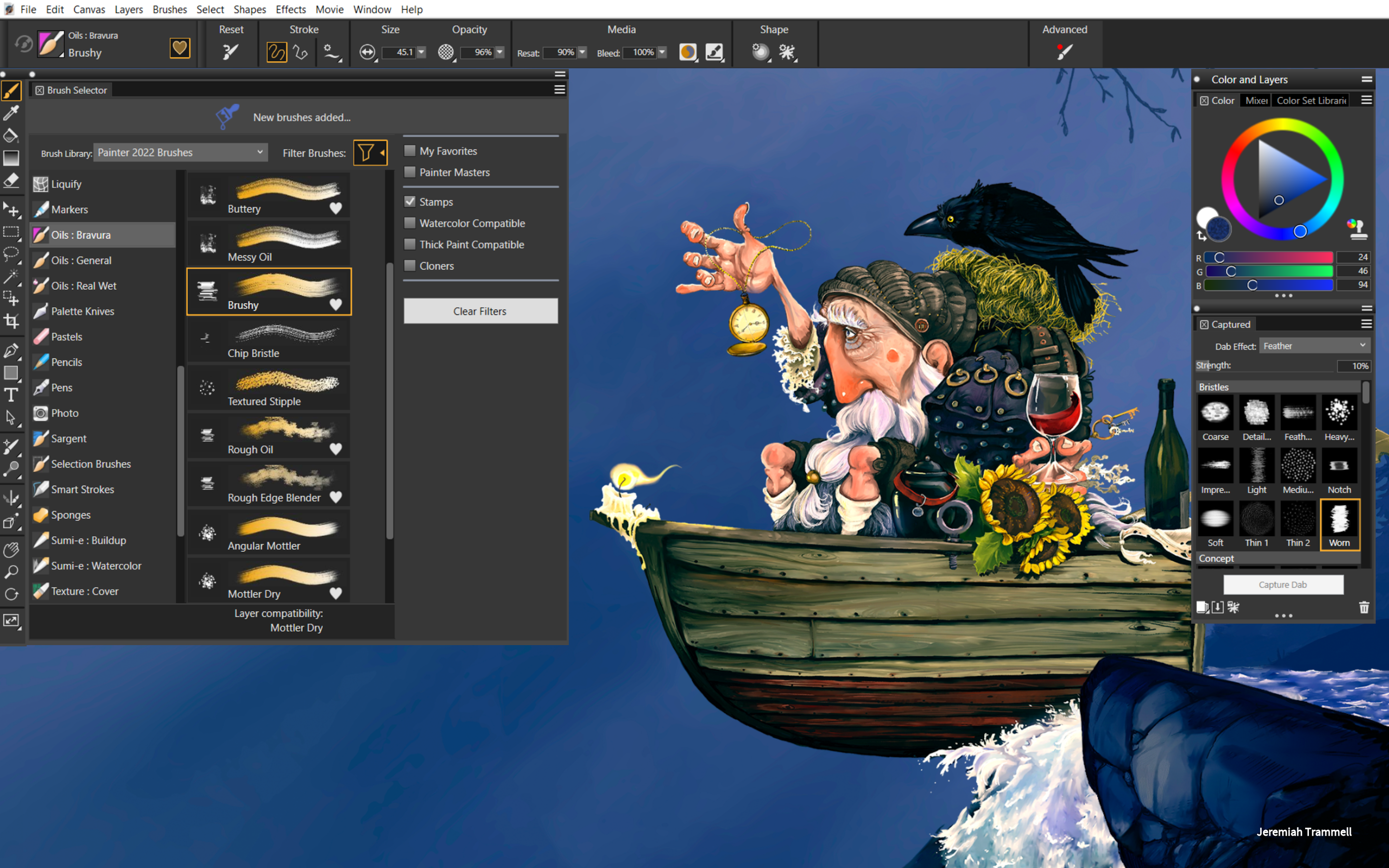 Corel Painter screenshot