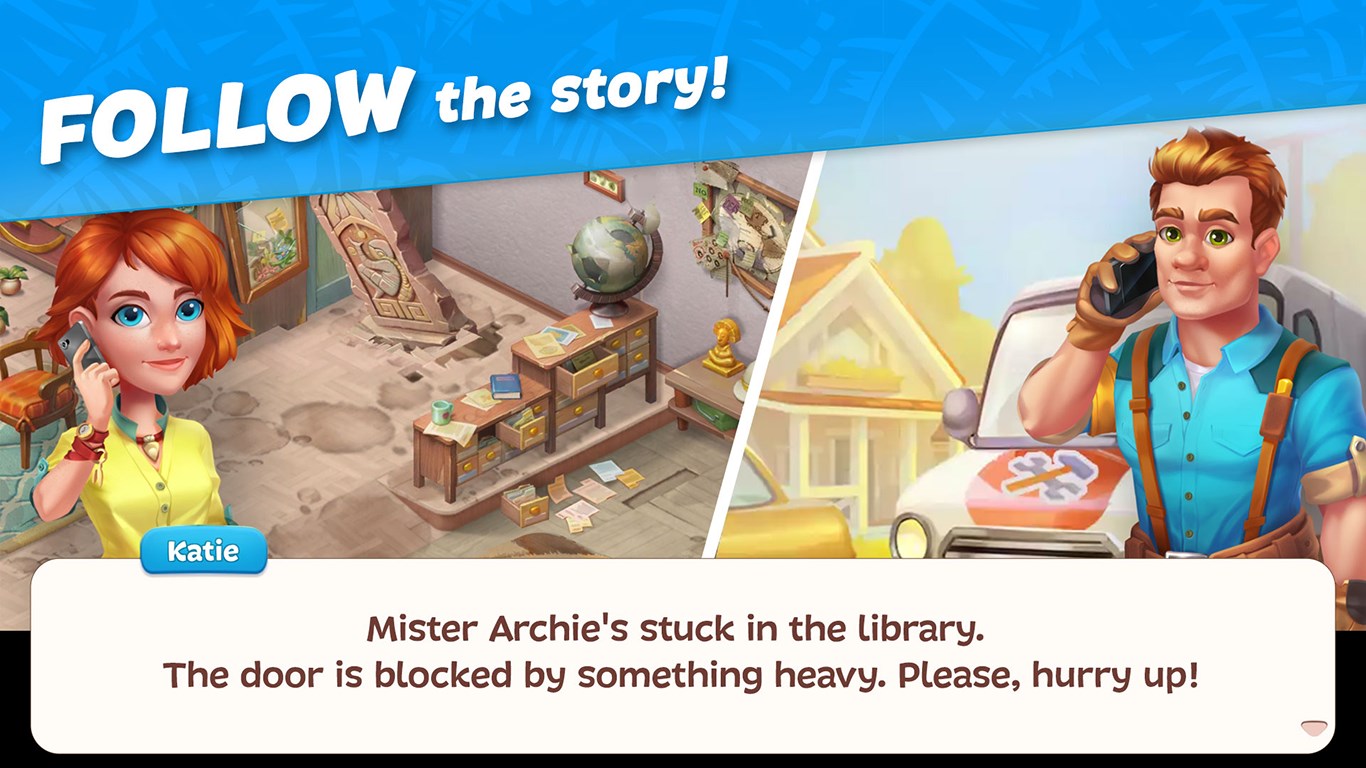 Hawaii Match-3 Mania: Home Renovation by G5 Games screenshot