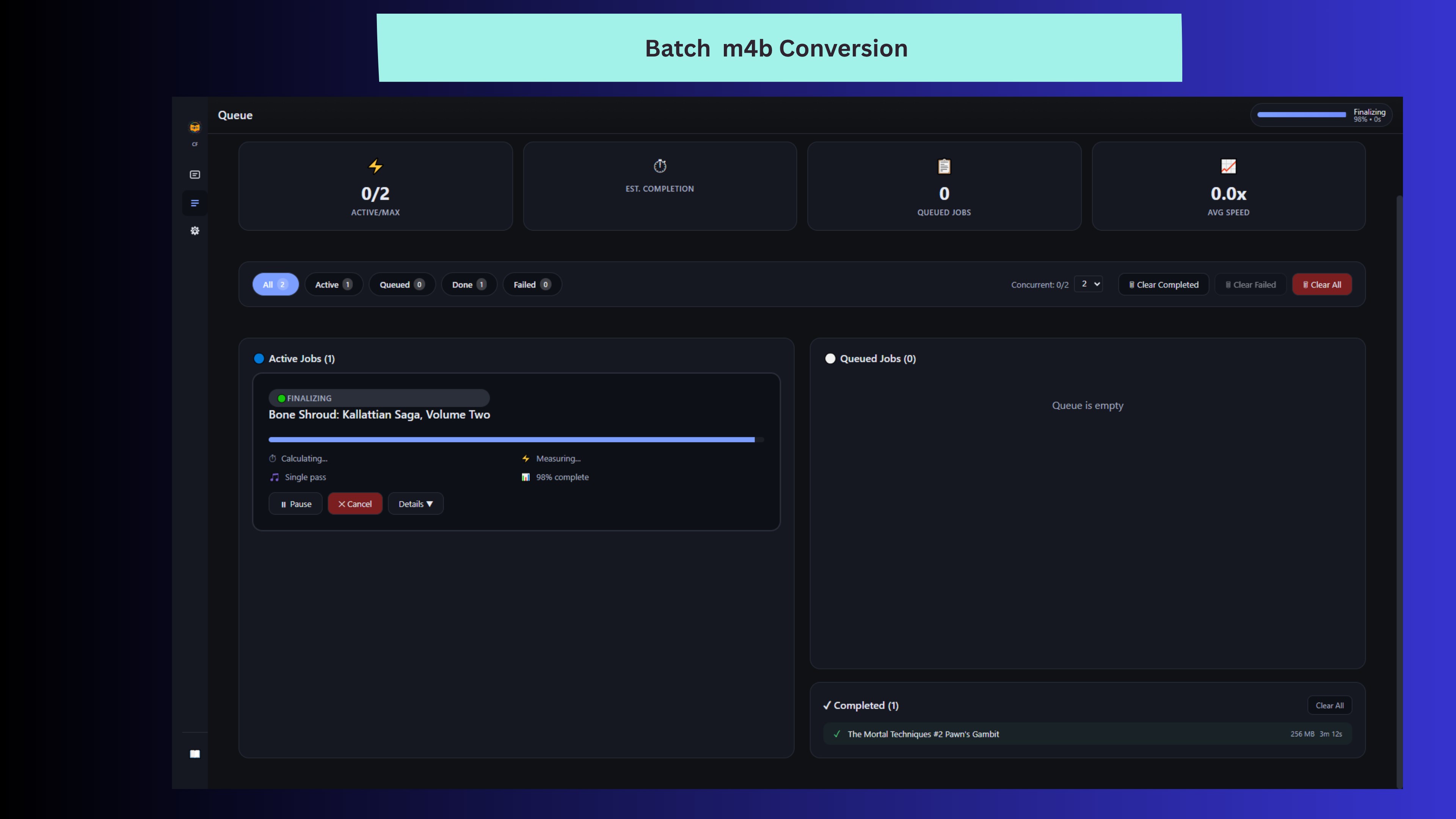 ChapterForge screenshot