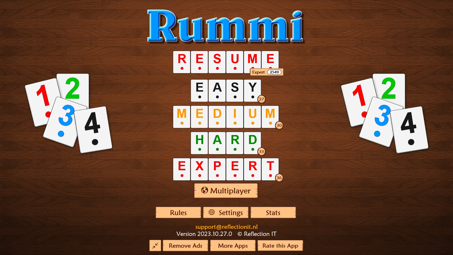 Rummi screenshot