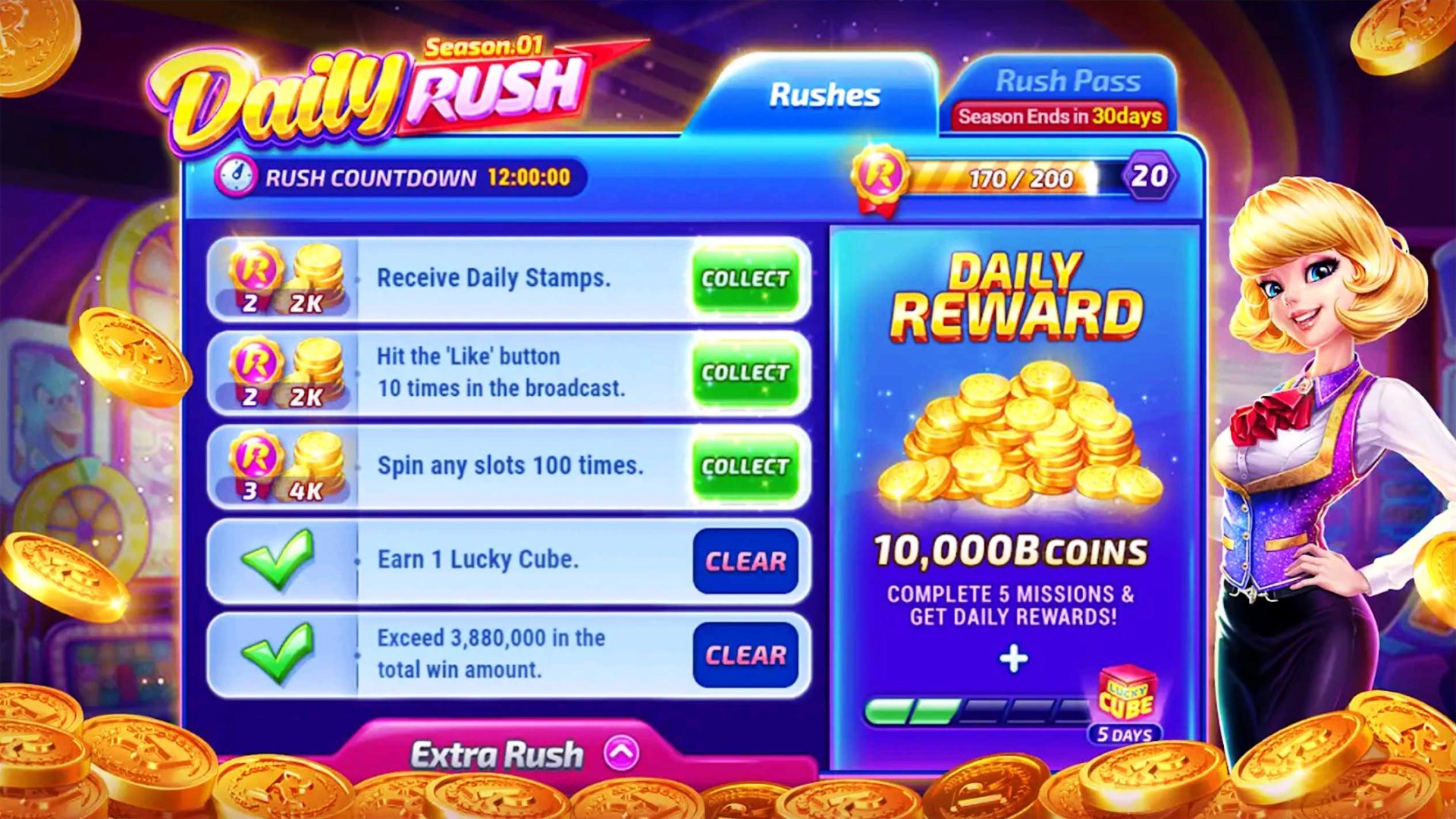 Rock N' Cash Vegas Slot Casino screenshot
