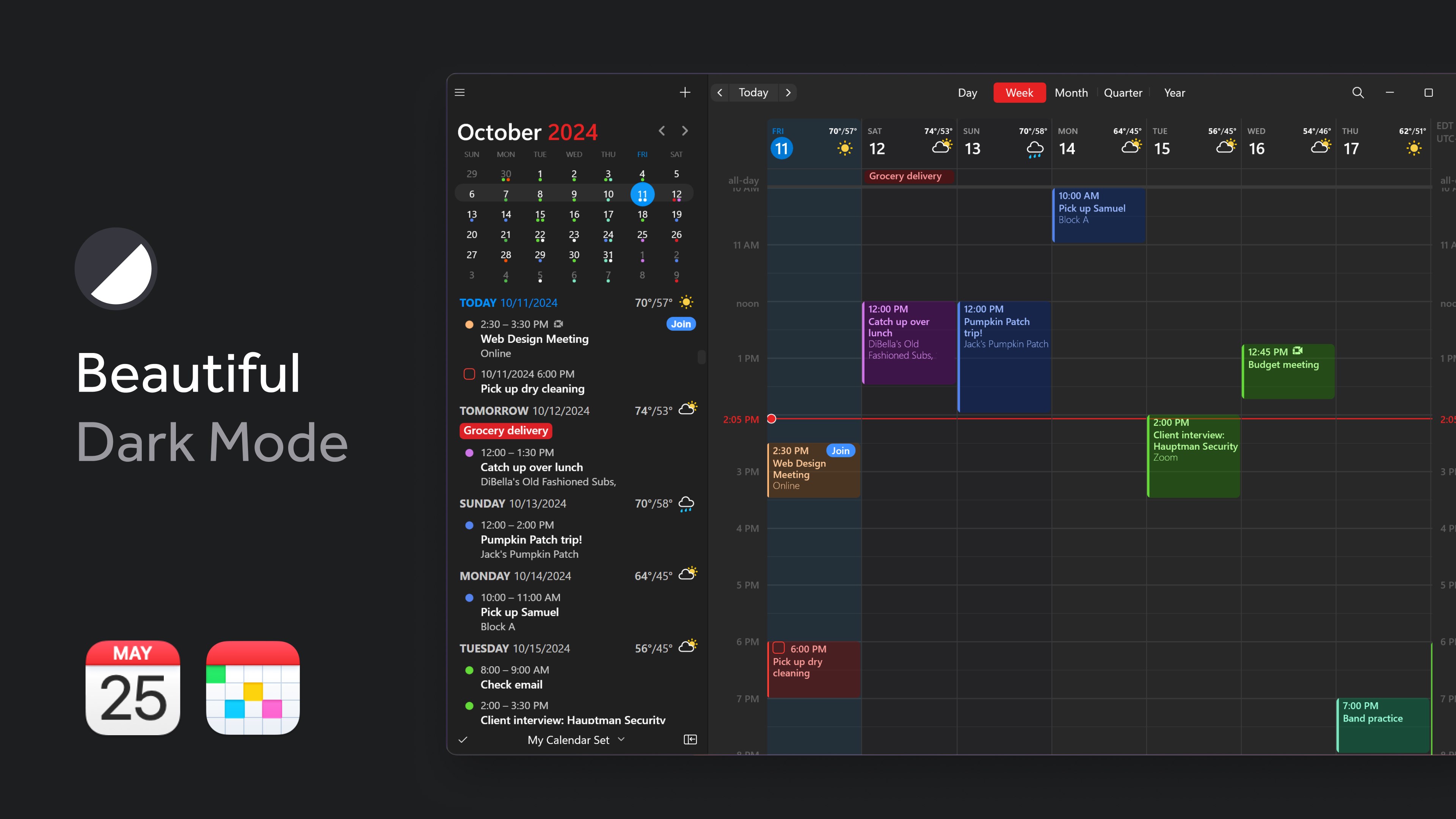 Fantastical screenshot