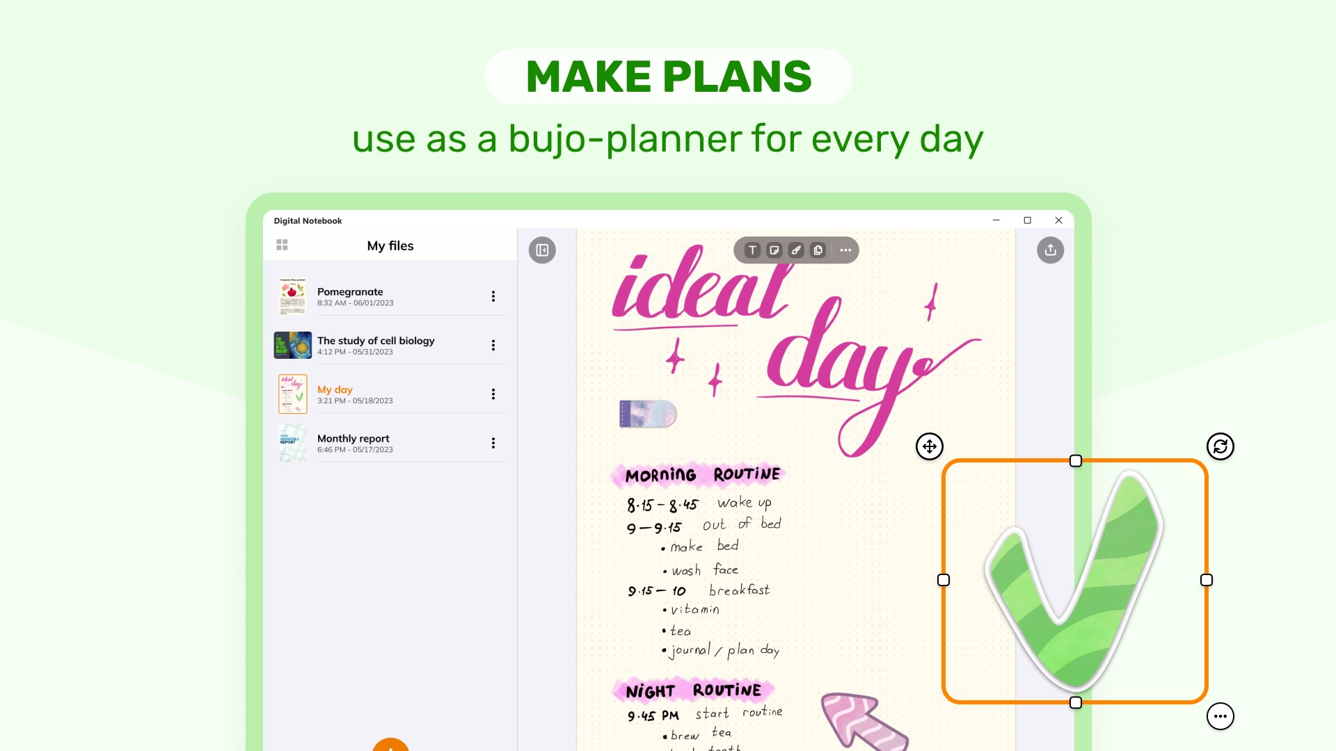 Digital Notebook — Smart Pencil Notes & PDF editor screenshot