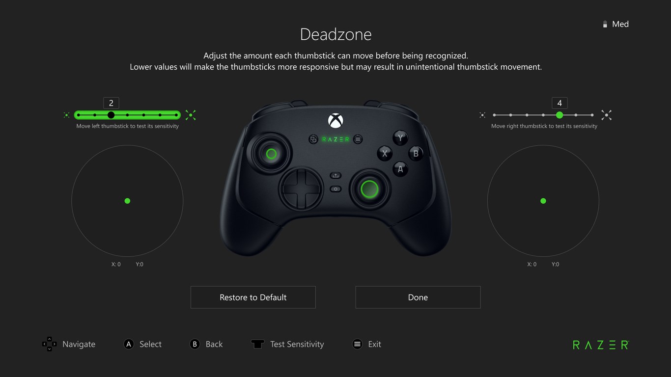 Razer Controller Setup For Xbox screenshot