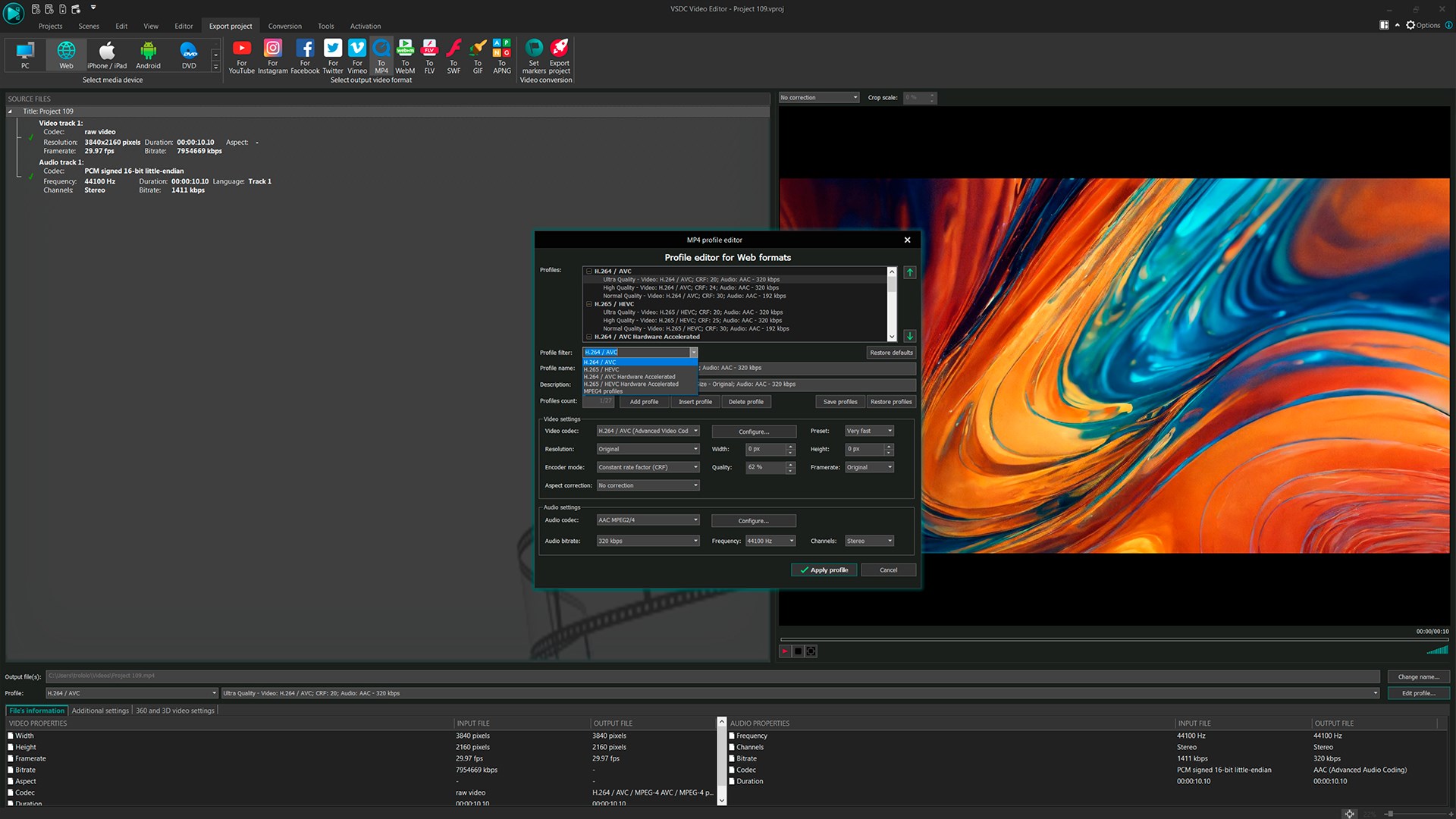 VSDC Video Editor screenshot