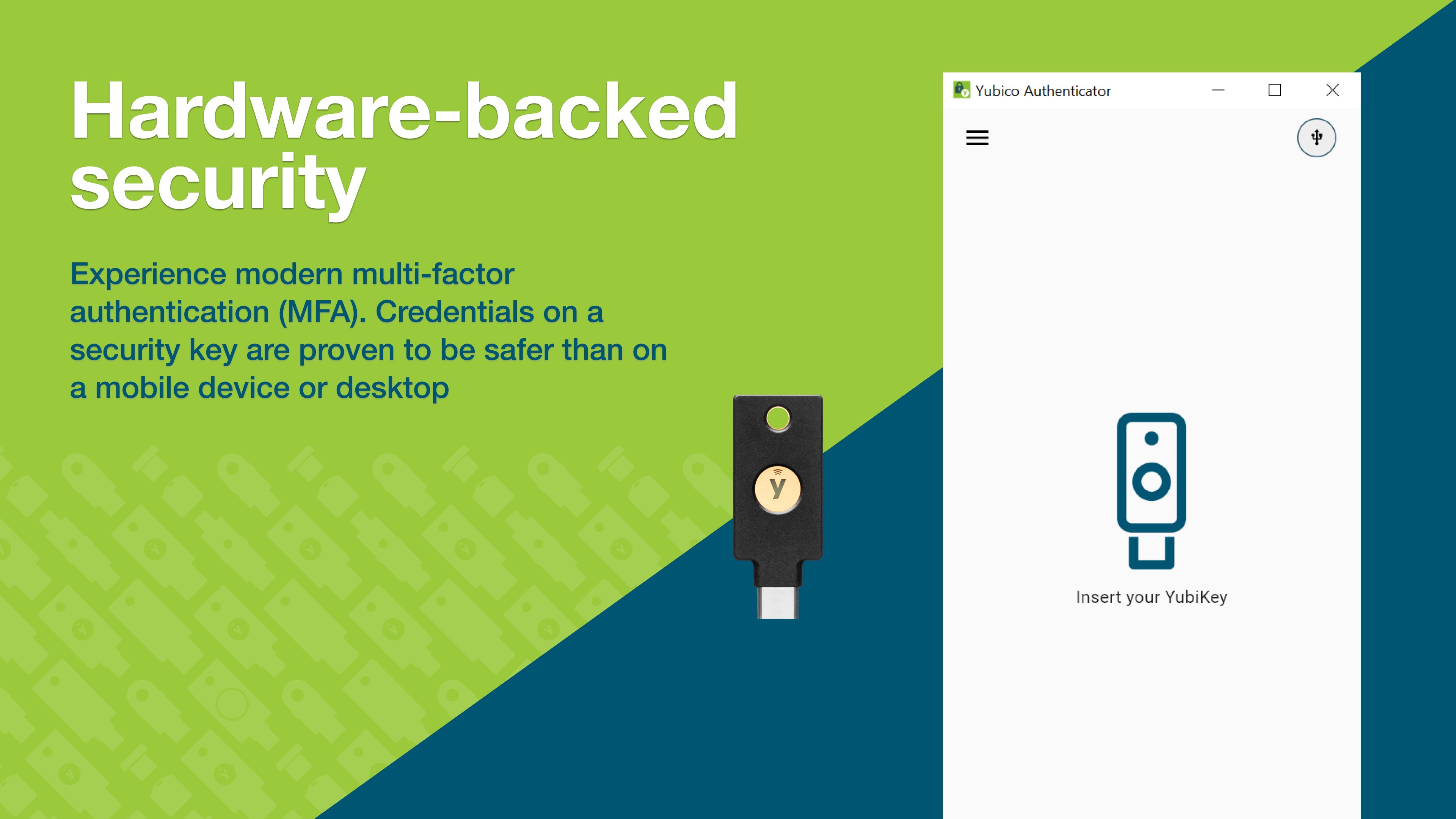 Yubico Authenticator screenshot