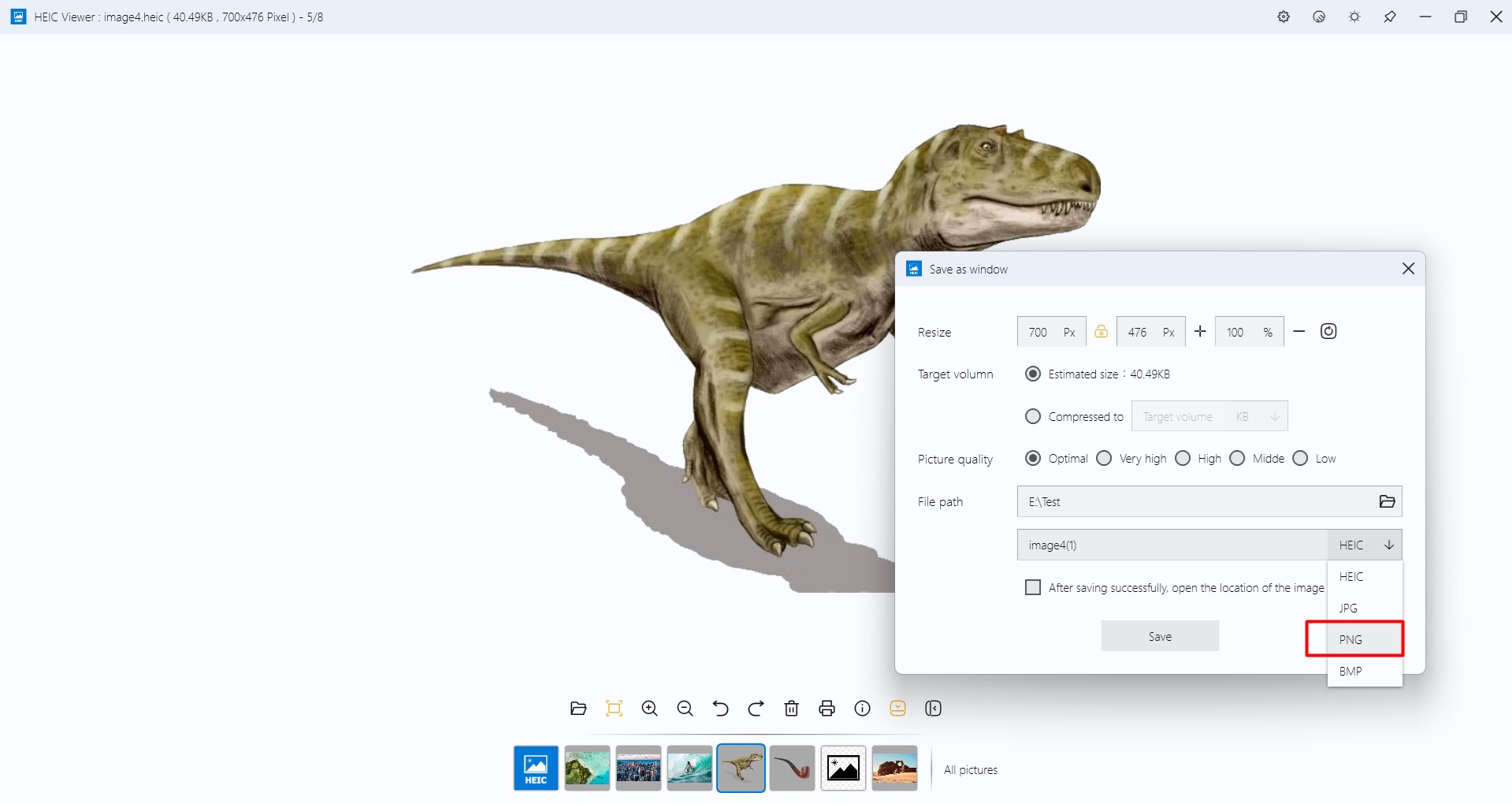 HEIC Viewer for Windows screenshot