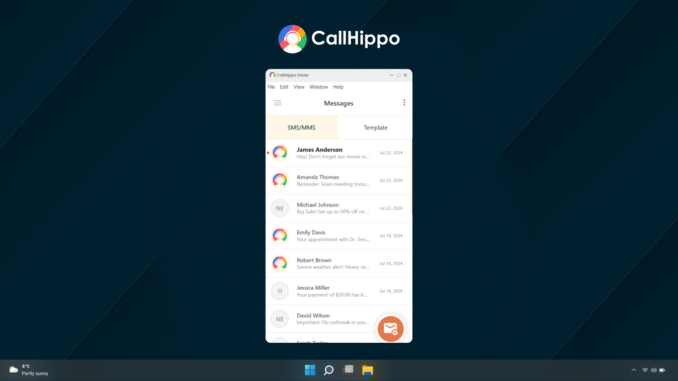 CallHippo screenshot