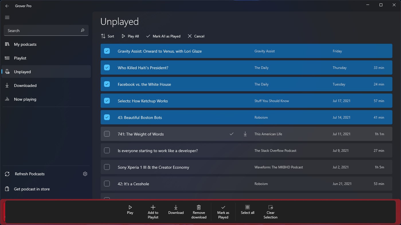 Grover Pro screenshot
