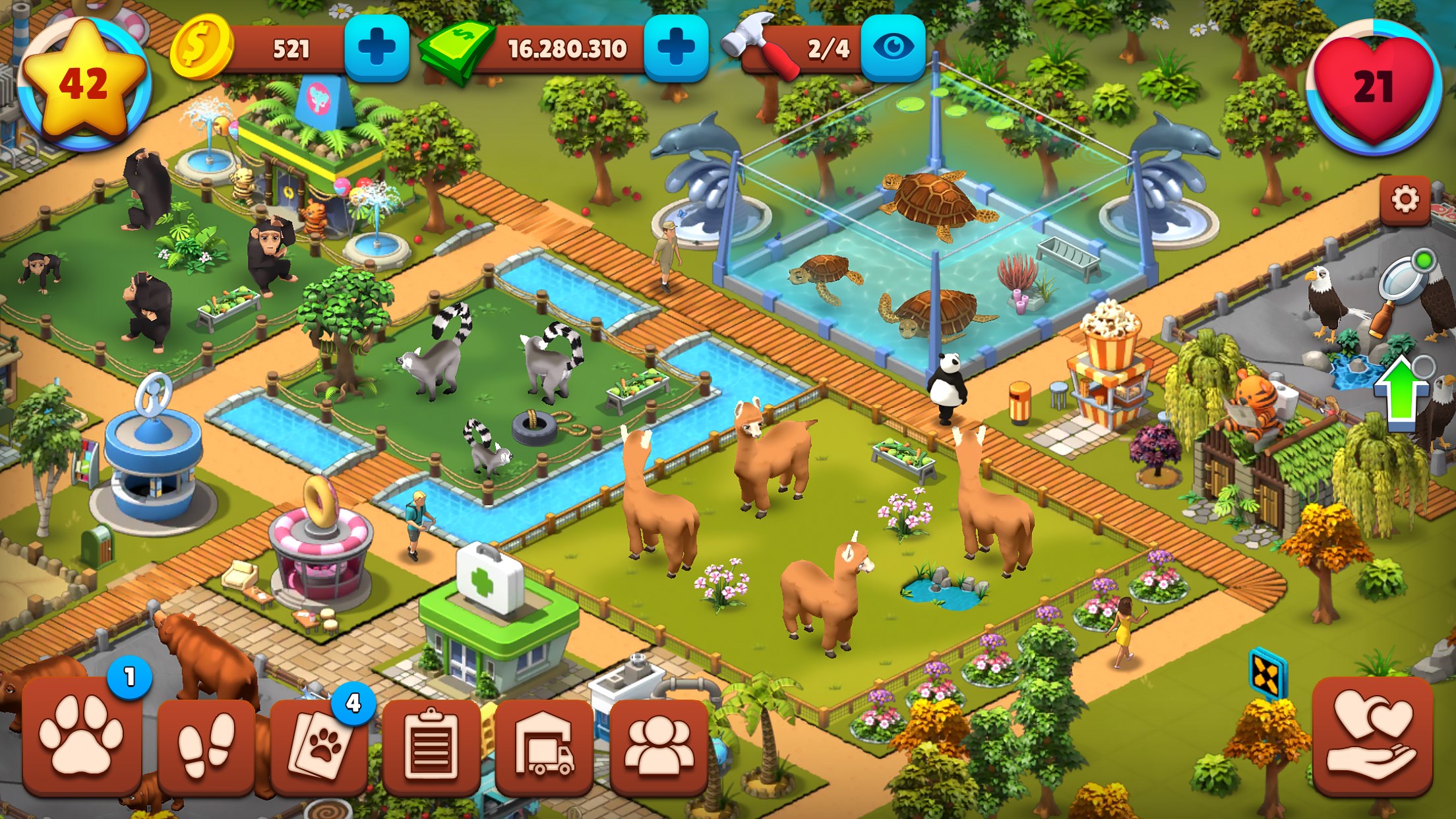 Zoo Island: Wild Family Park screenshot