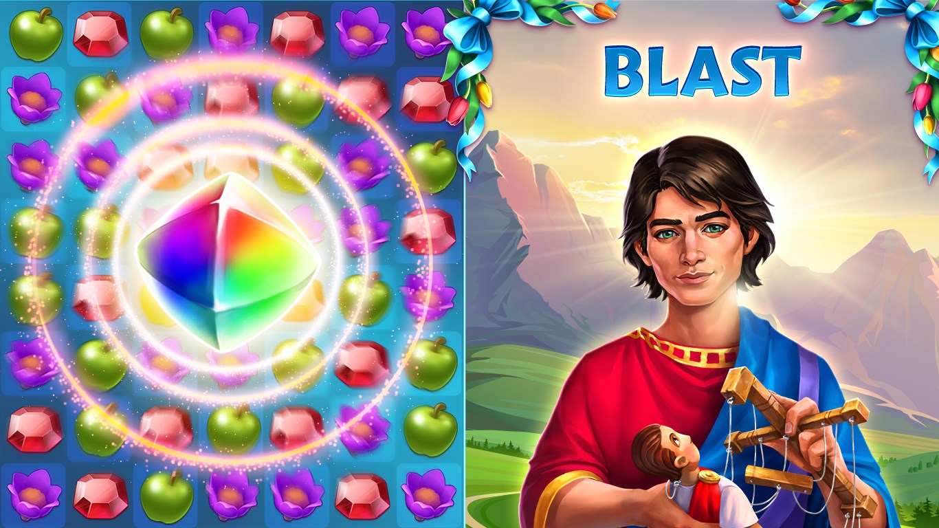 Jewels of Rome: Match-3 and City Building Game! screenshot