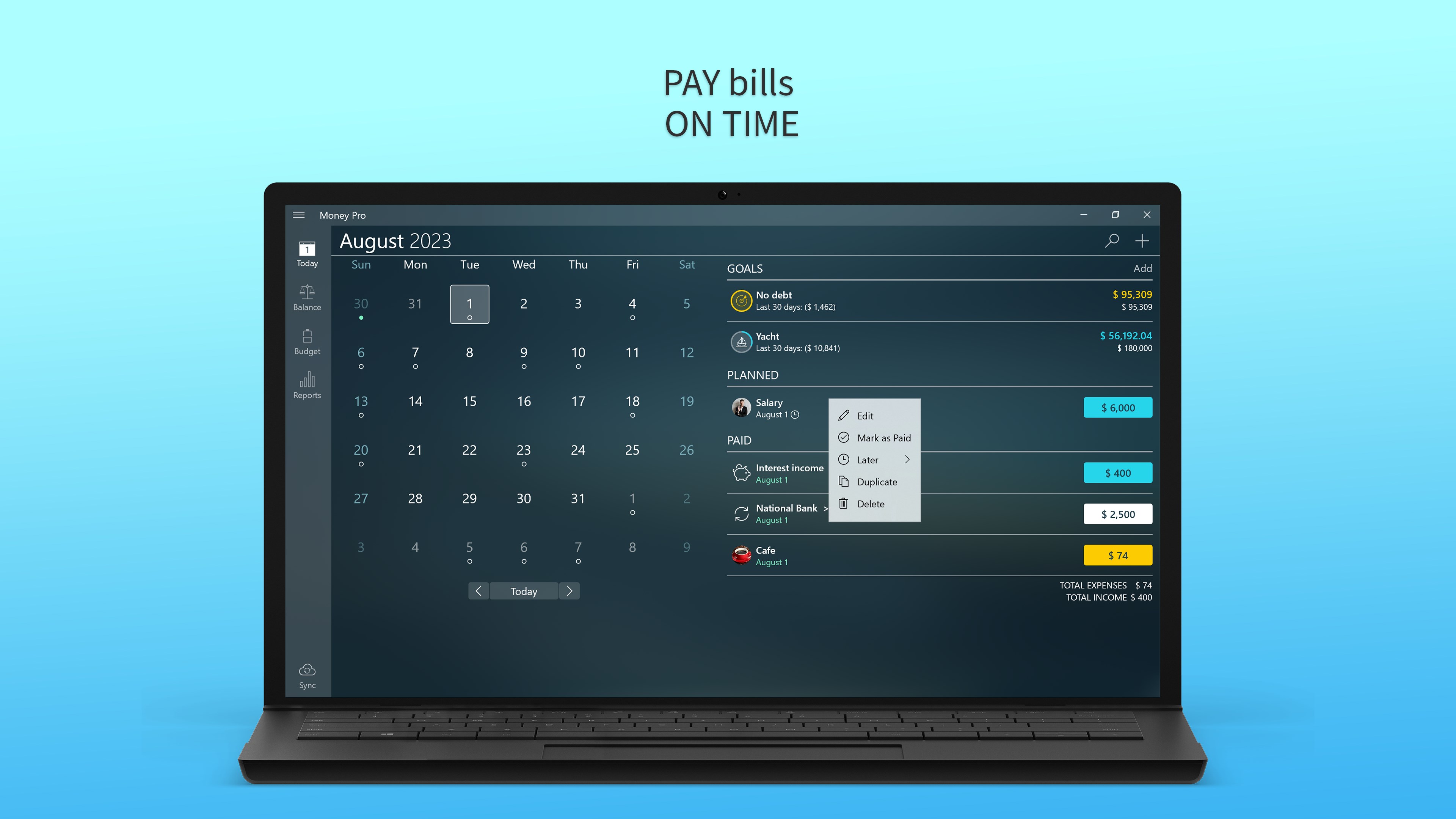 Money Pro: Personal Finance screenshot