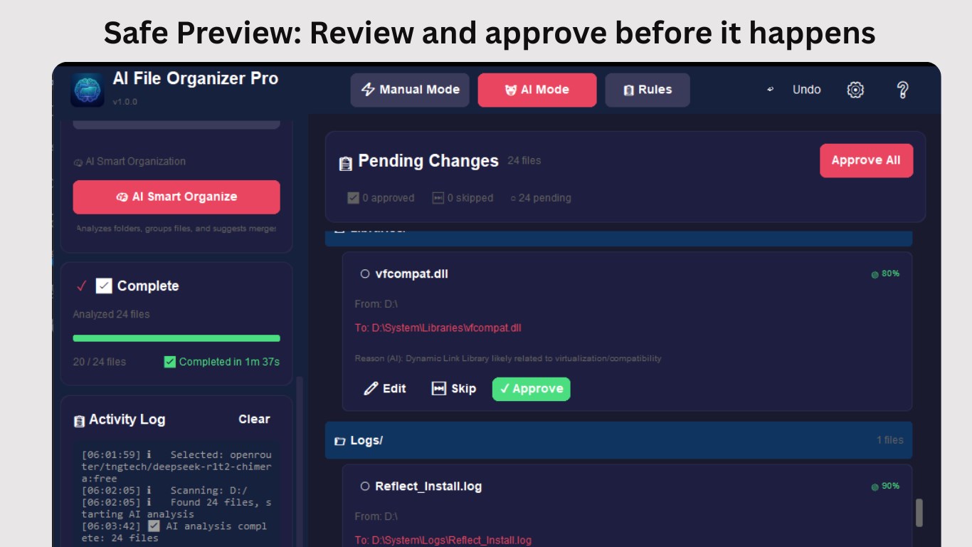AI File Organizer Pro screenshot