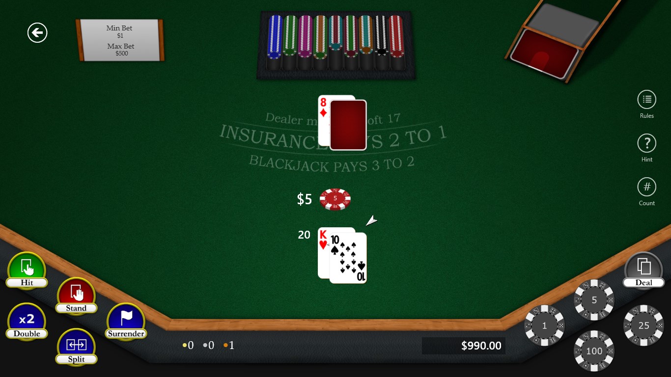 Blackjack Master 3 screenshot