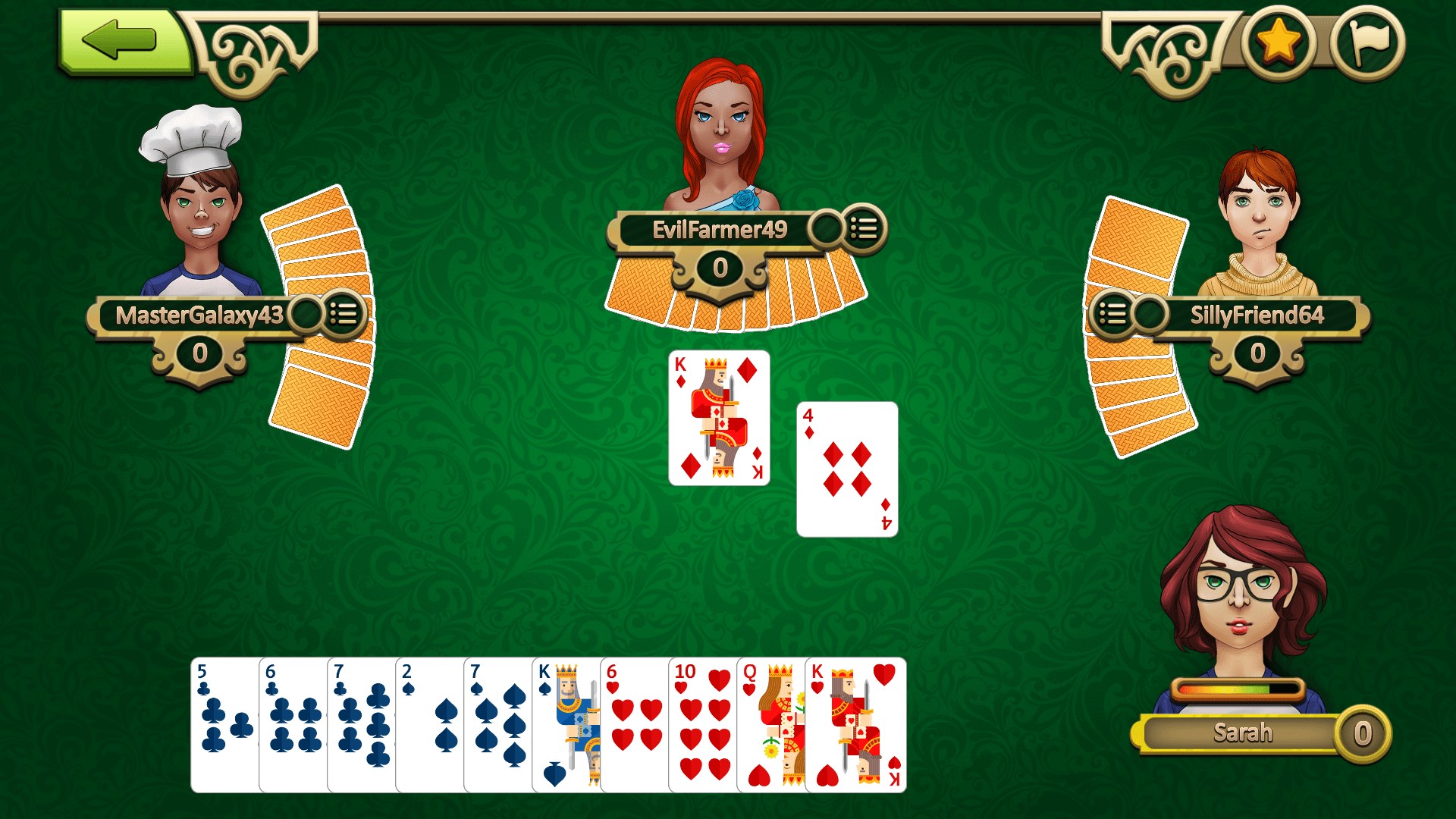 Hearts Online screenshot