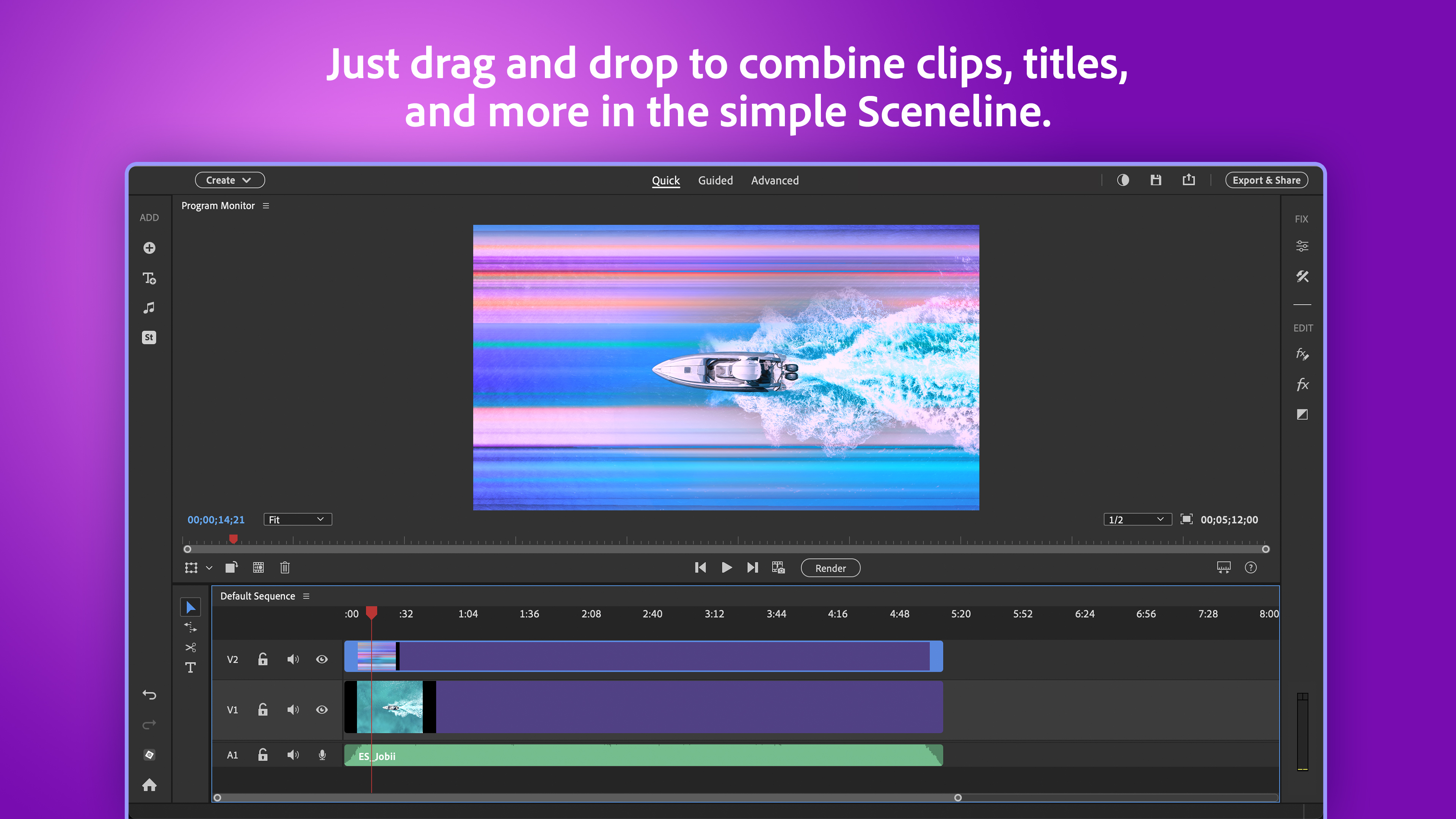 Adobe Premiere Elements 2026 screenshot