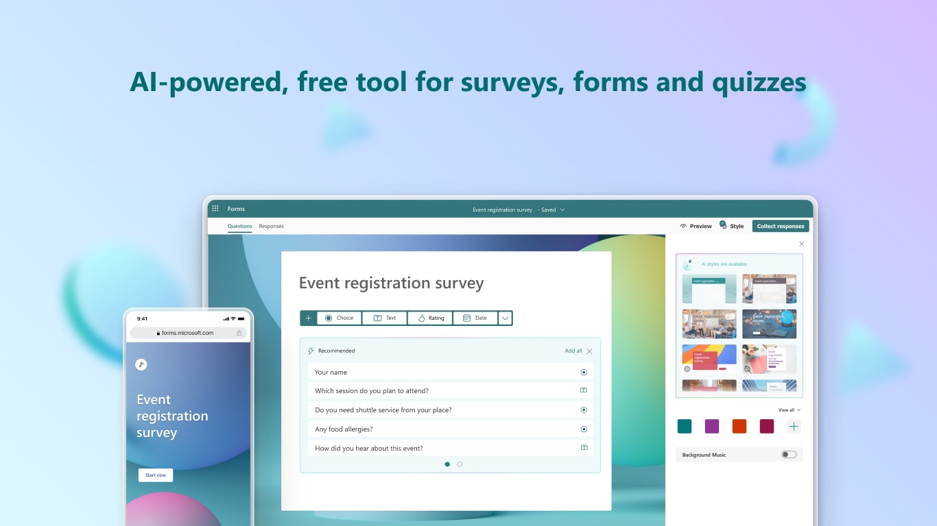 Microsoft Forms screenshot