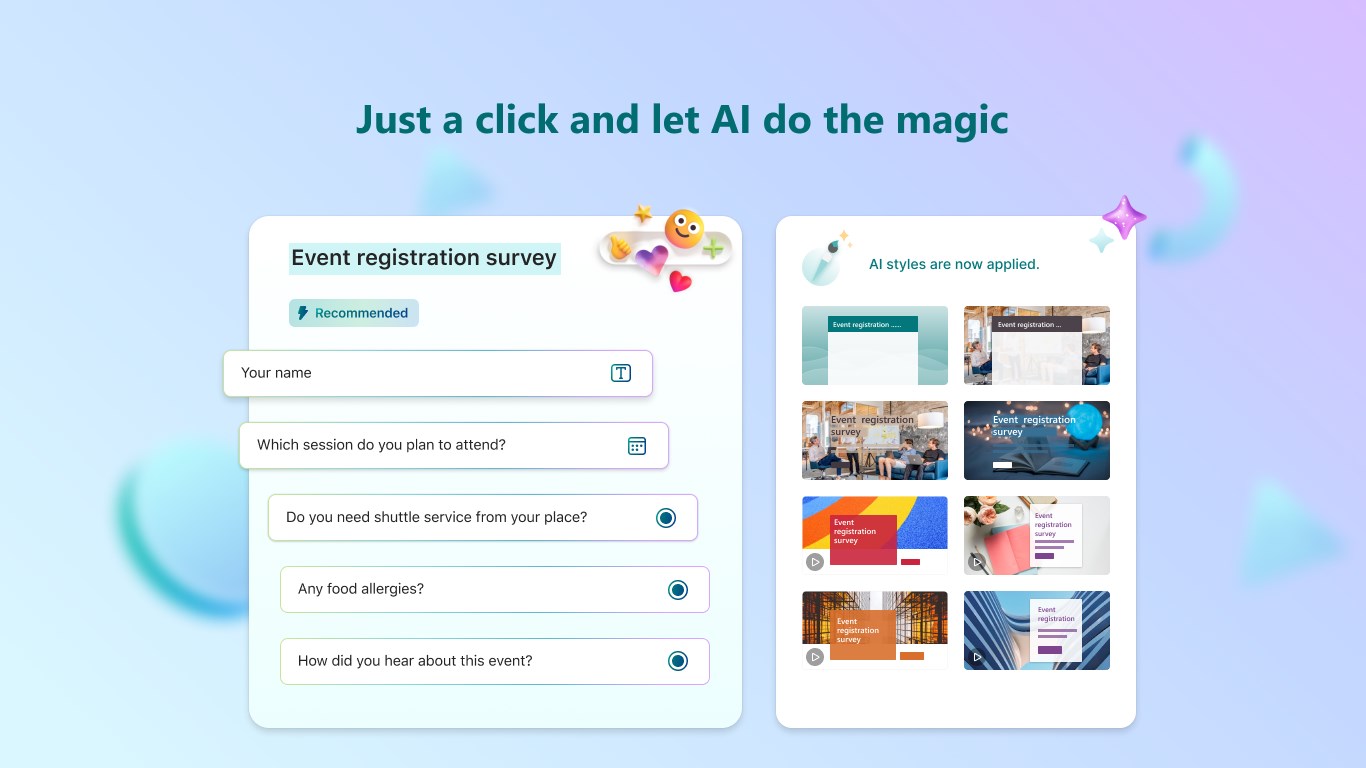 Microsoft Forms screenshot