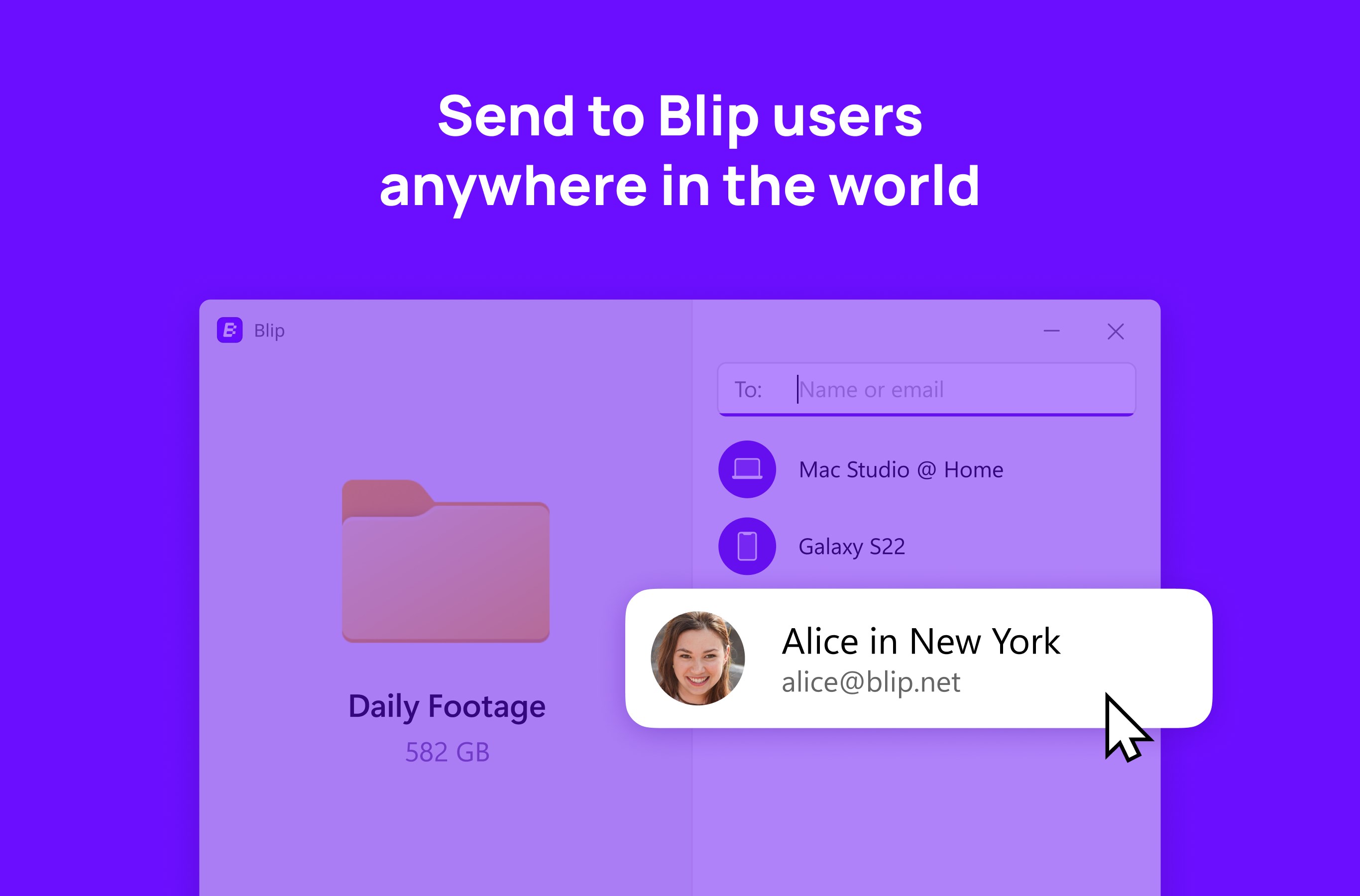 Blip Transfer screenshot