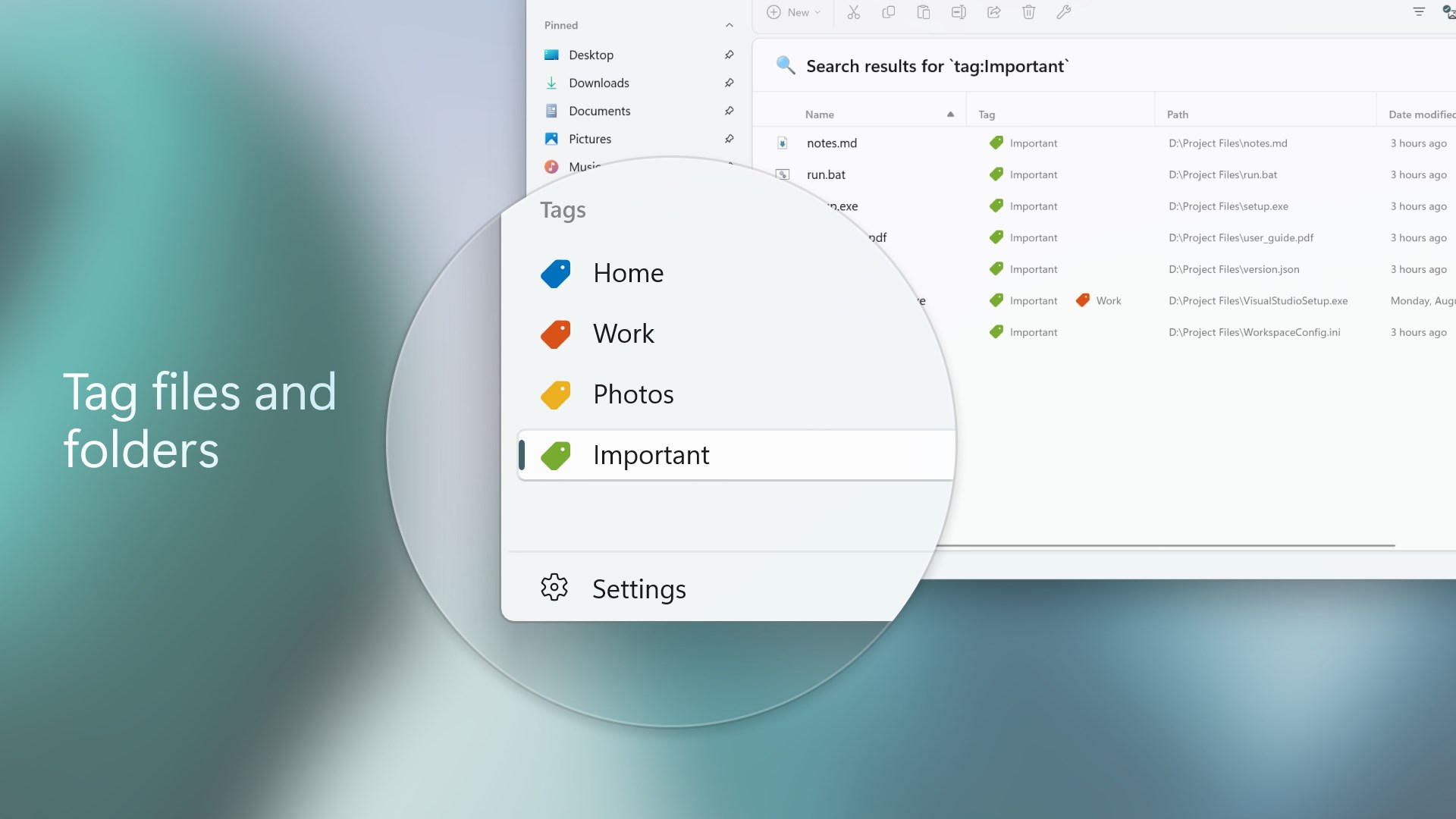 Files Preview screenshot