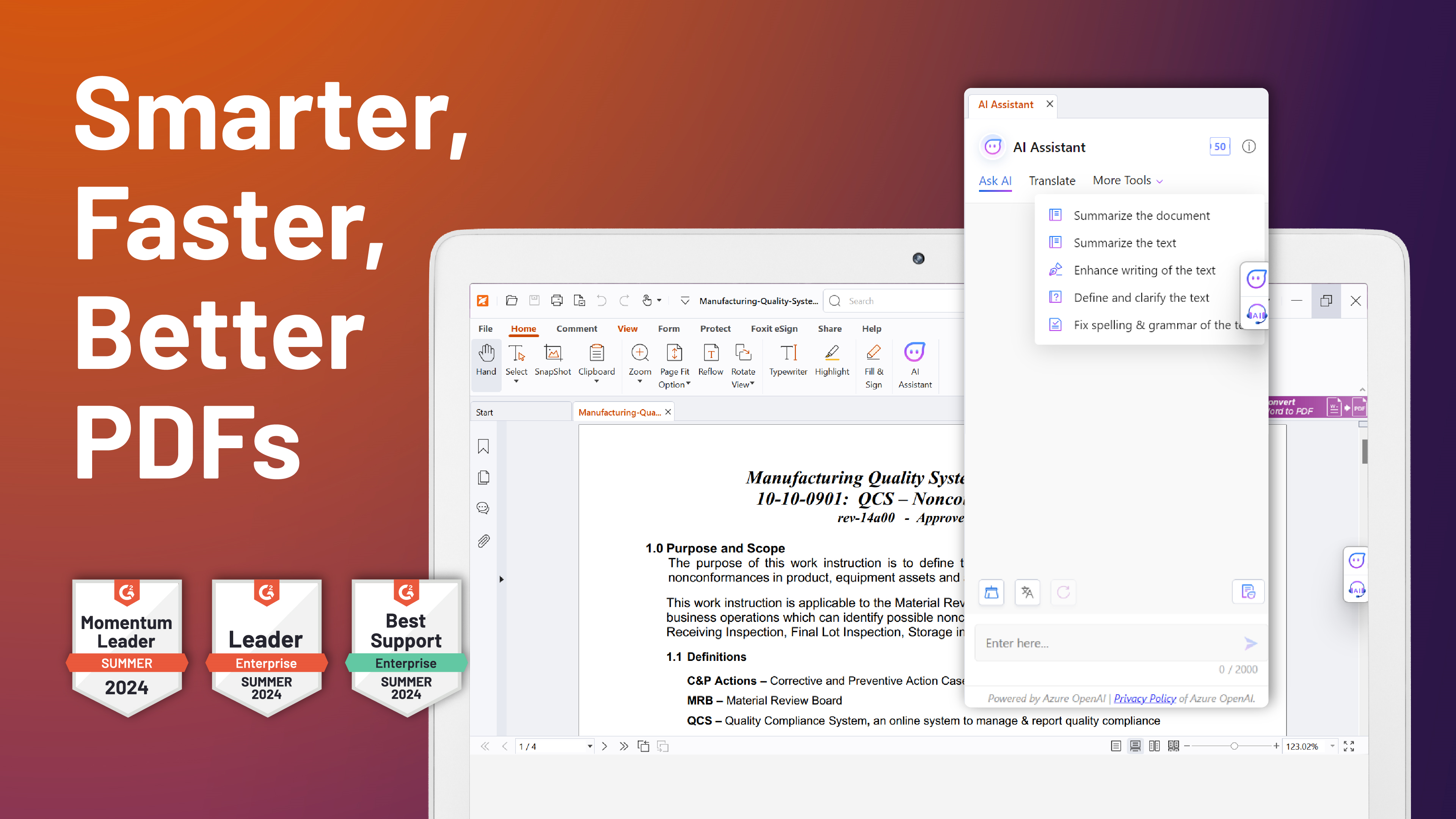 Foxit PDF Reader screenshot