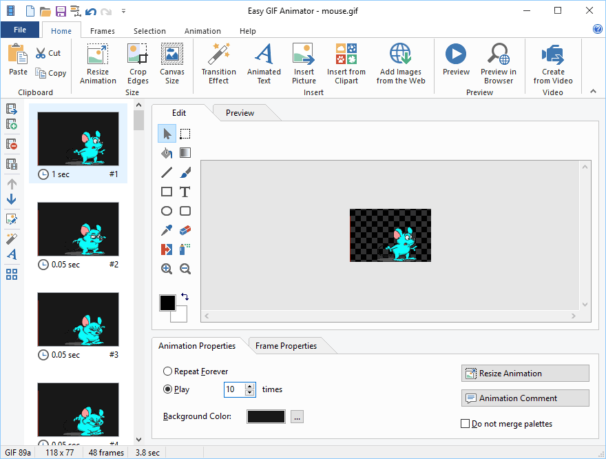 Easy GIF Animator screenshot