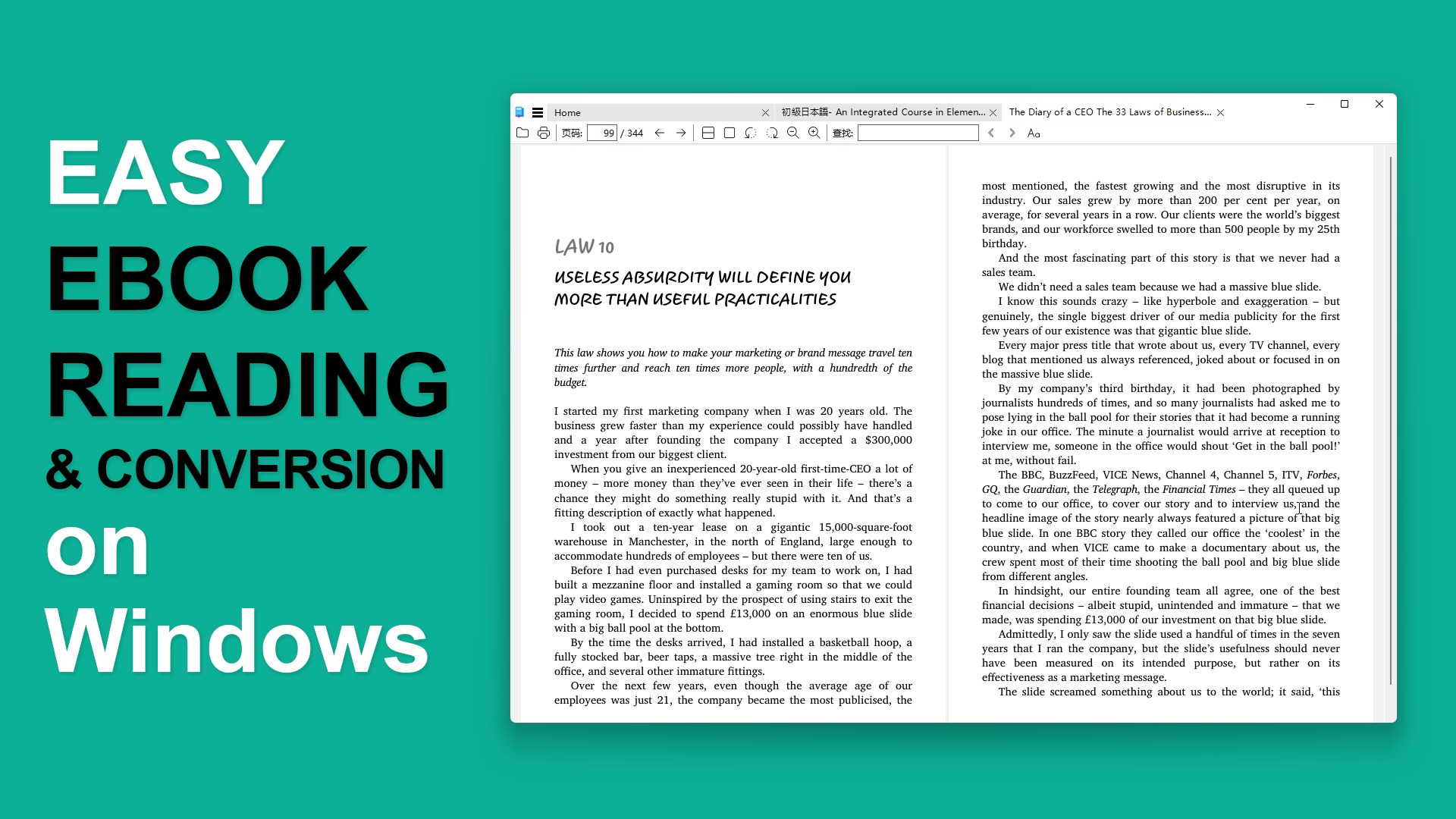 EPUB+ Reader screenshot