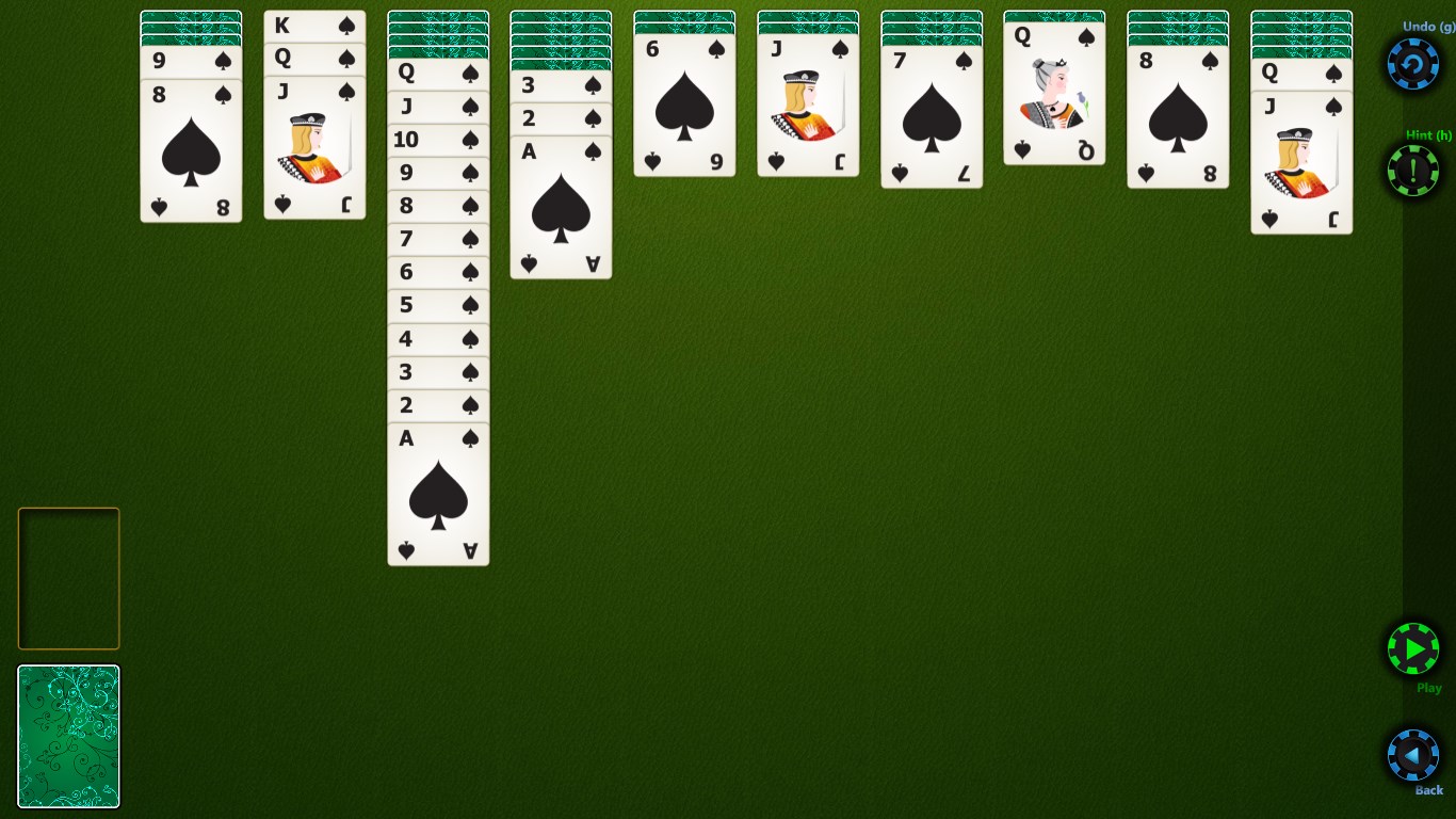 Spider Solitaire HD screenshot