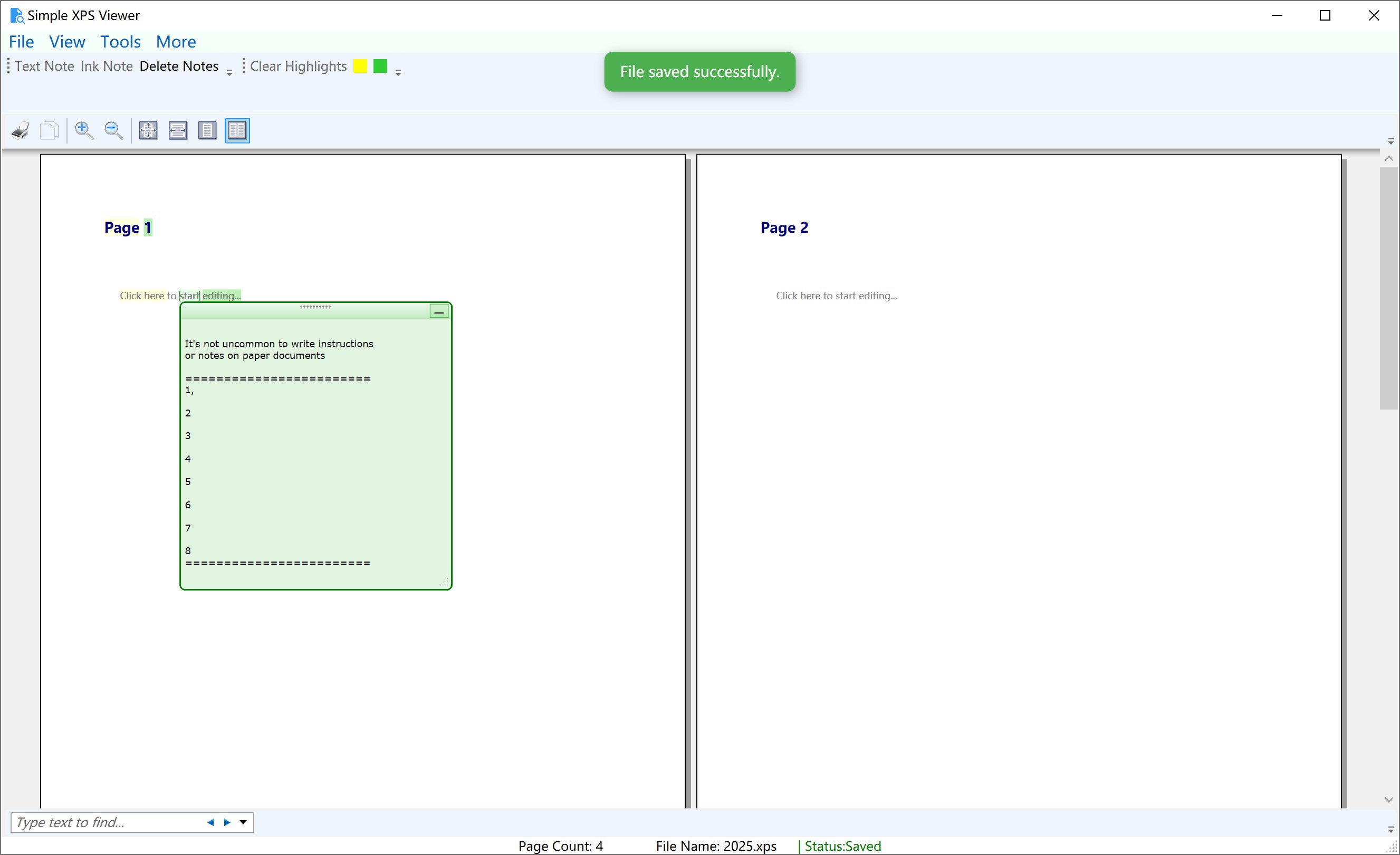 Simple XPS Viewer-XPS Read and Write screenshot