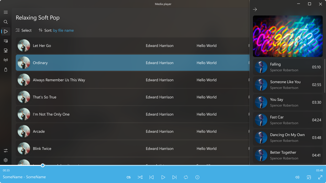 Media Player screenshot