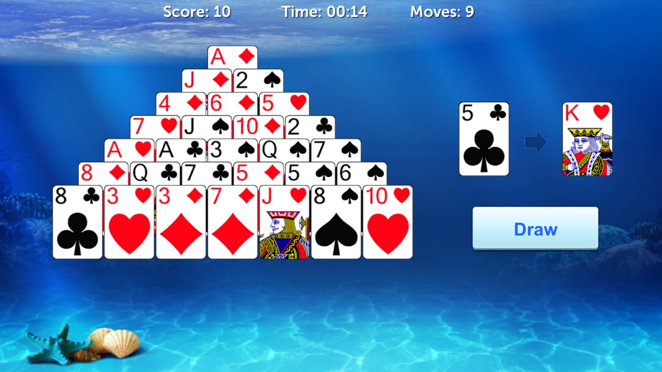 Pyramid Solitaire Pro!! screenshot
