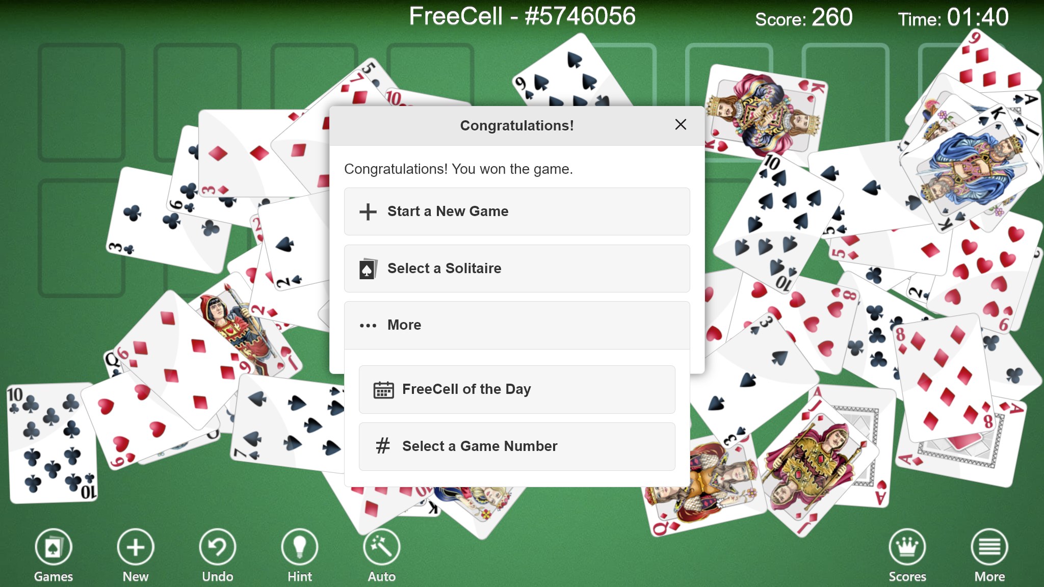 FreeCell Collection Free screenshot
