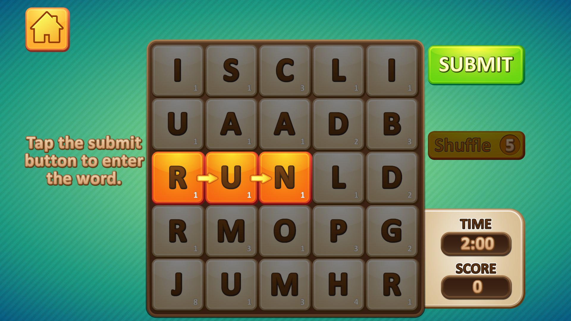 Word Drop Deluxe screenshot