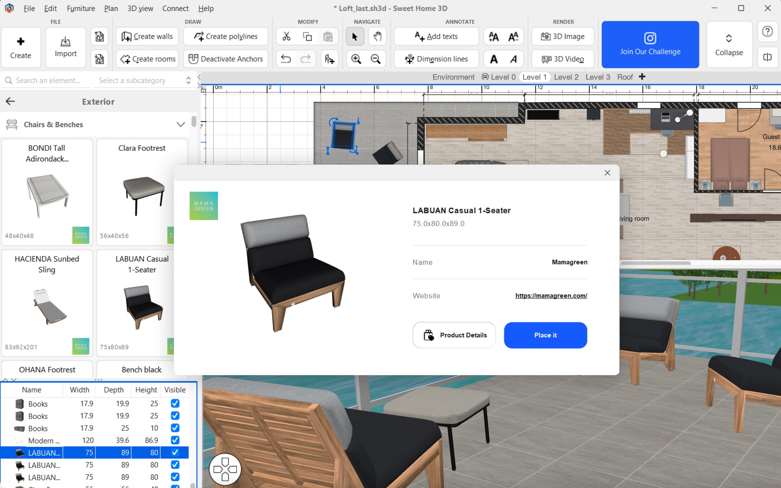 Sweet Home 3D: Interior Design & Home Planner screenshot