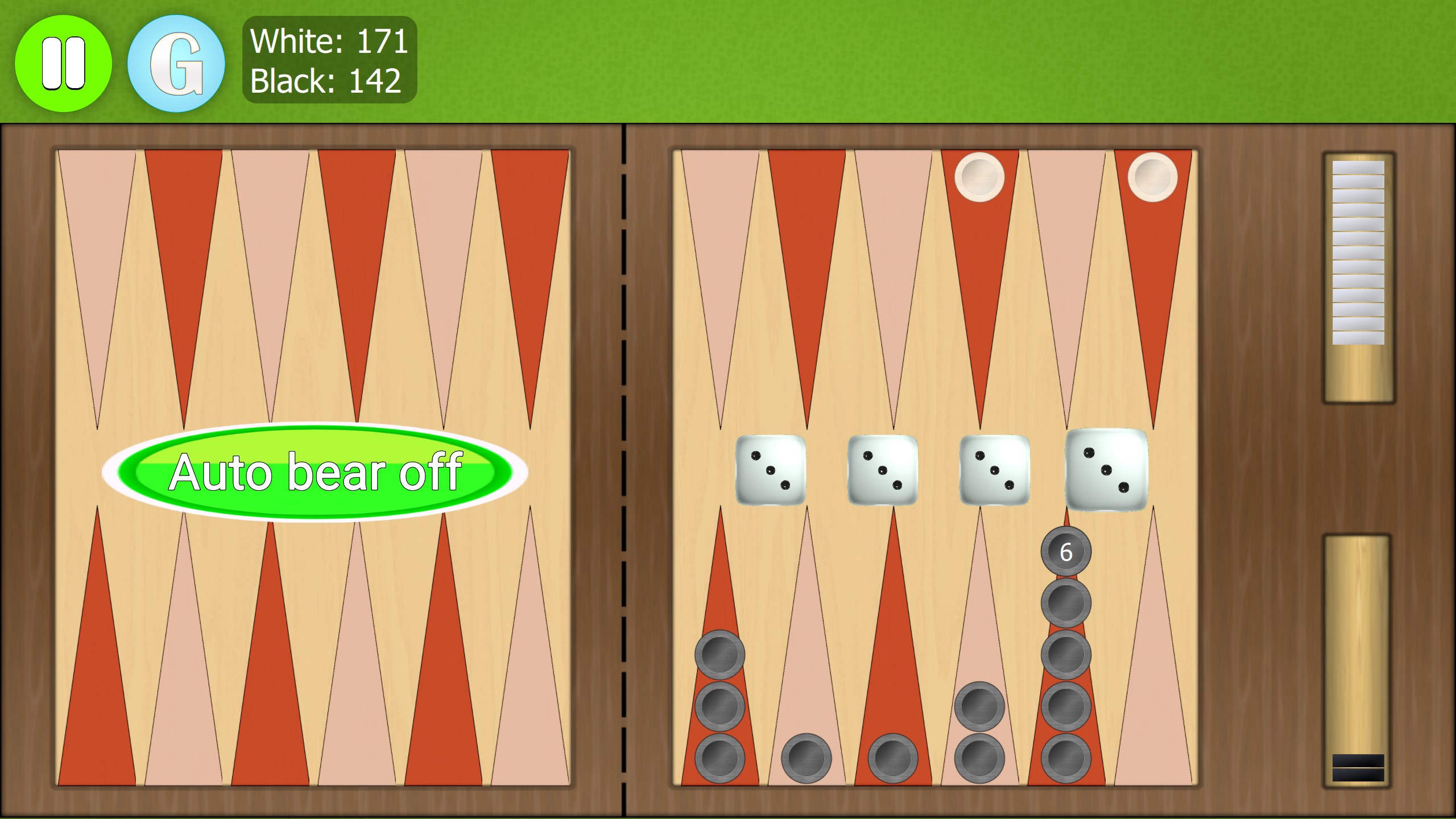 Backgammon Ultimate. screenshot
