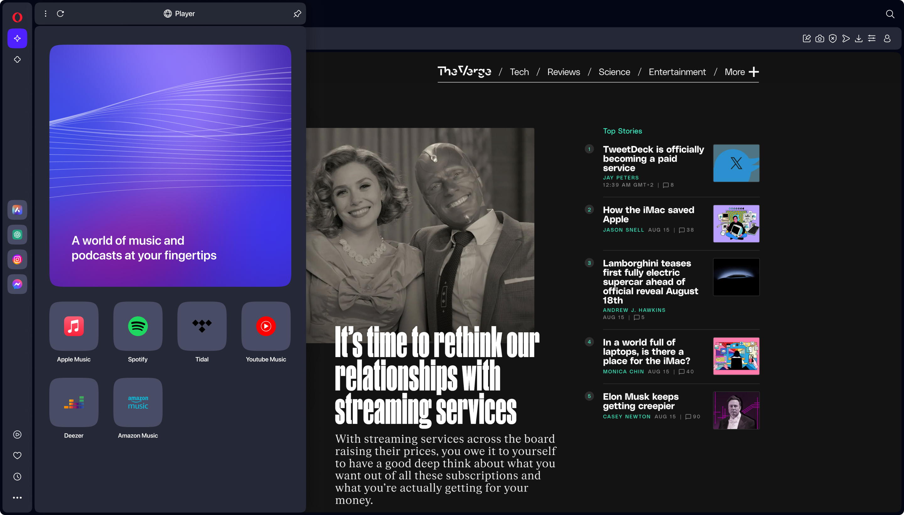 Opera Browser screenshot