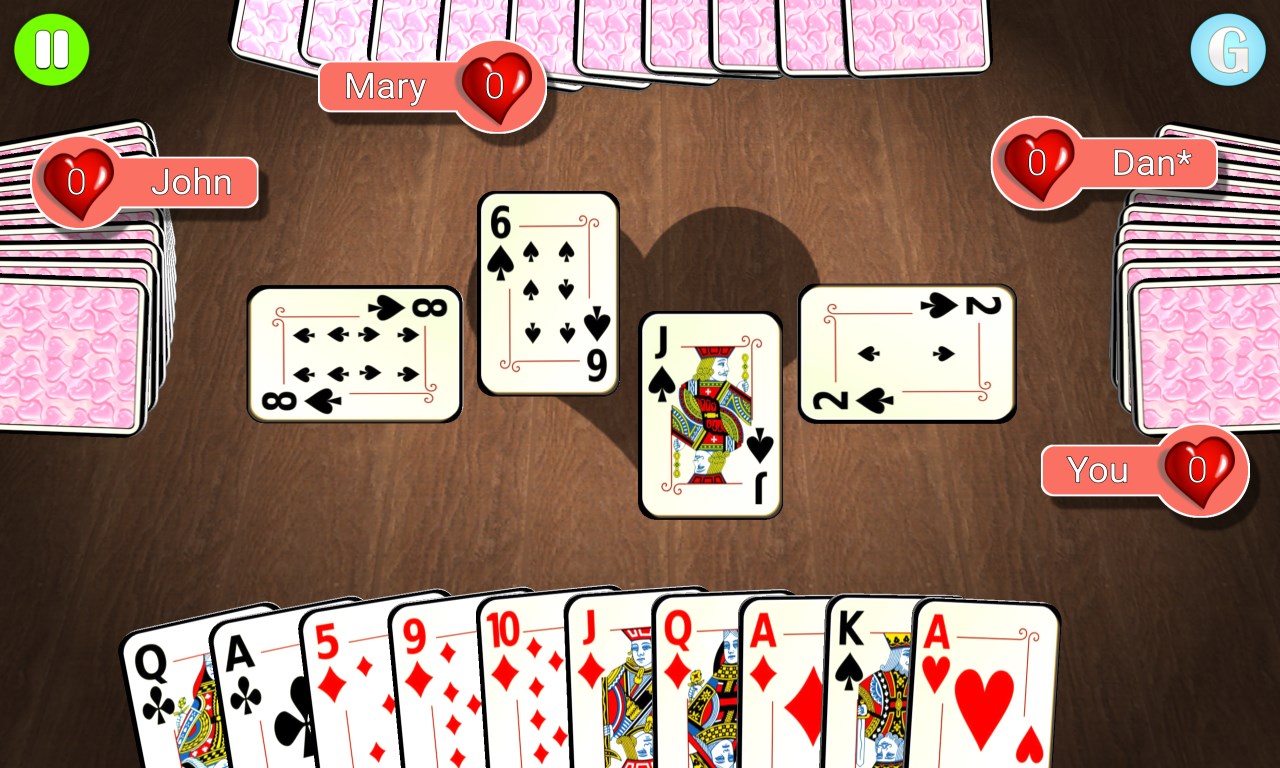 Hearts 3D Ultimate screenshot