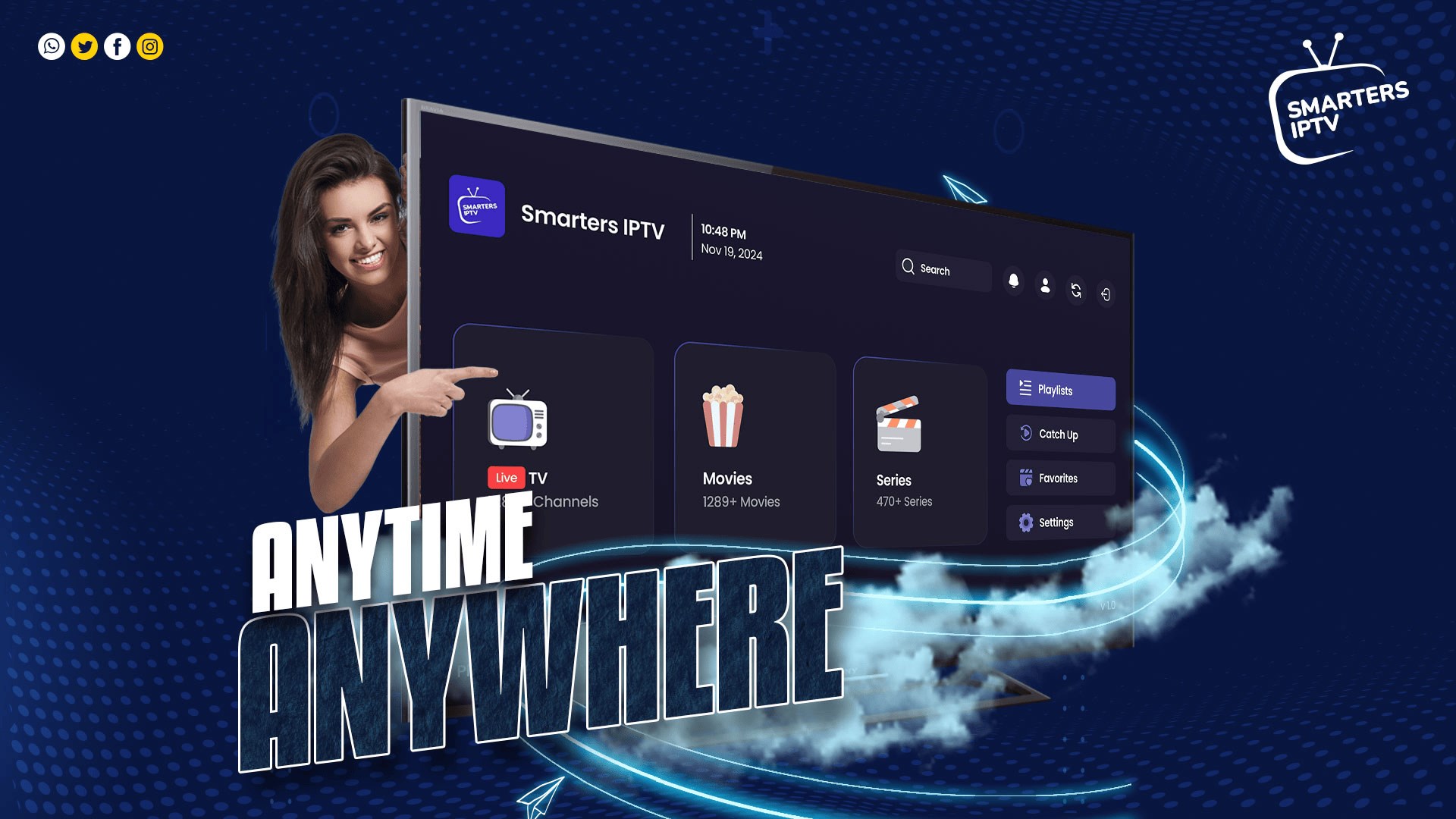 Smarters IPTV screenshot