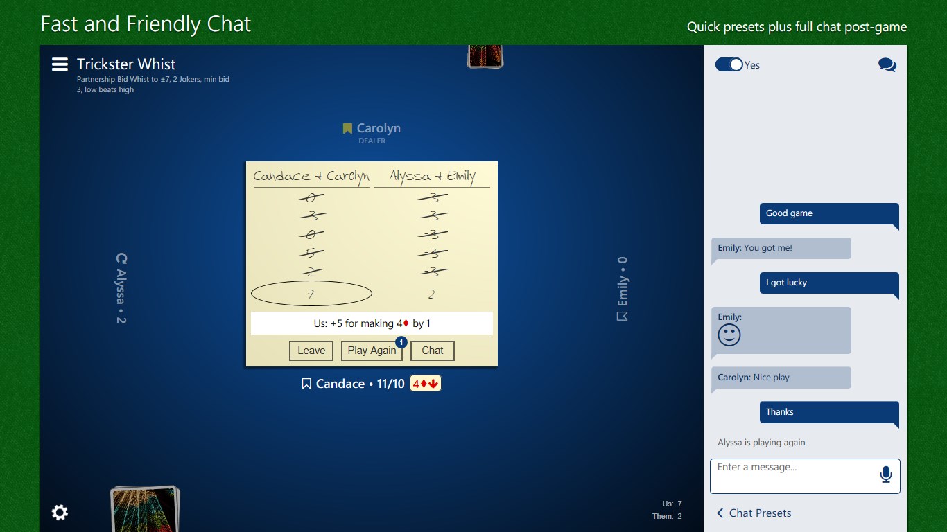 Trickster Cards screenshot