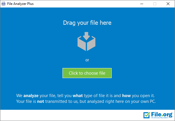 File Analyzer Plus screenshot