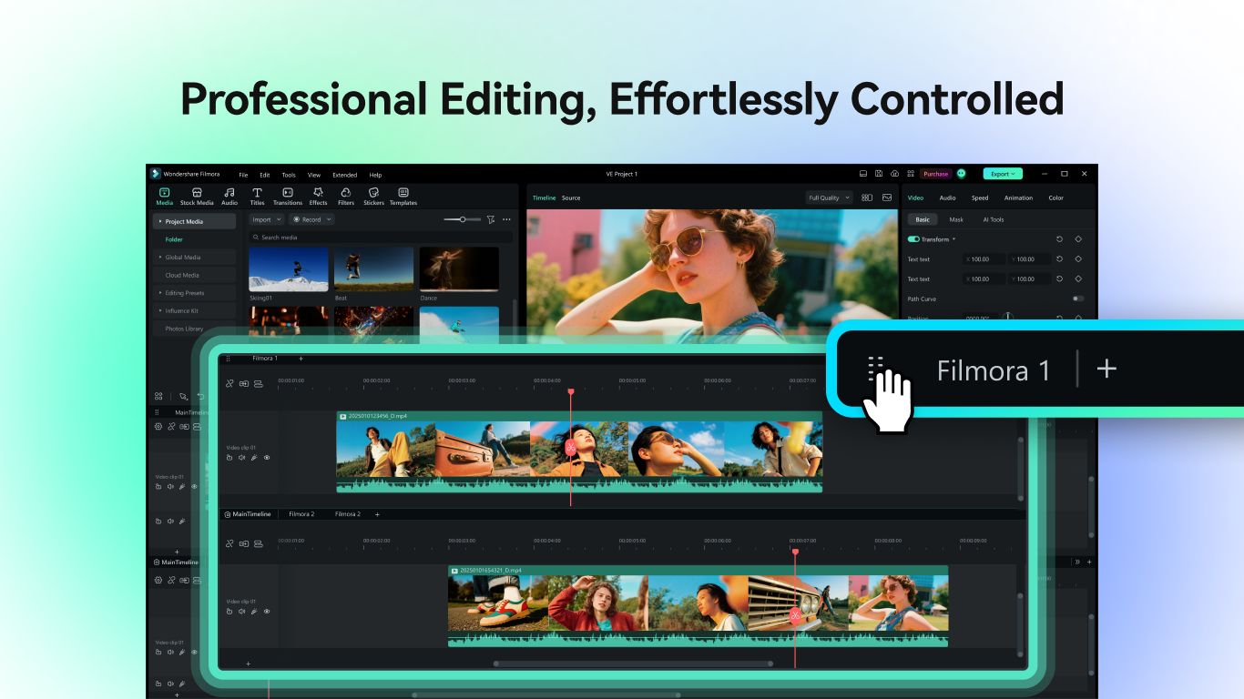 Wondershare Filmora - AI Video Editor screenshot